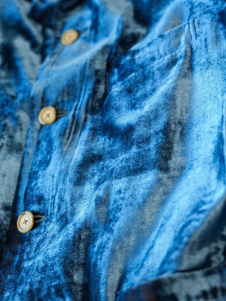 Yohji Yamamoto yohji yamamoto92SS Show Velvet Jacket 2503-Nextarrow Size US S / EU 44-46 / 1 - 5 Thumbnail