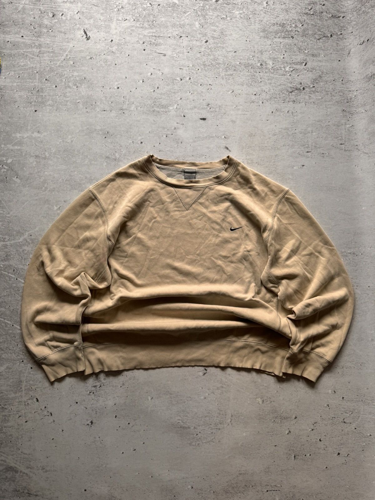 Nike × Vintage NIKE VINTAGE CENTER LOGO OVERSIZE BOXY SWEATSHIRT Size US XL / EU 56 / 4 - 1 Thumbnail