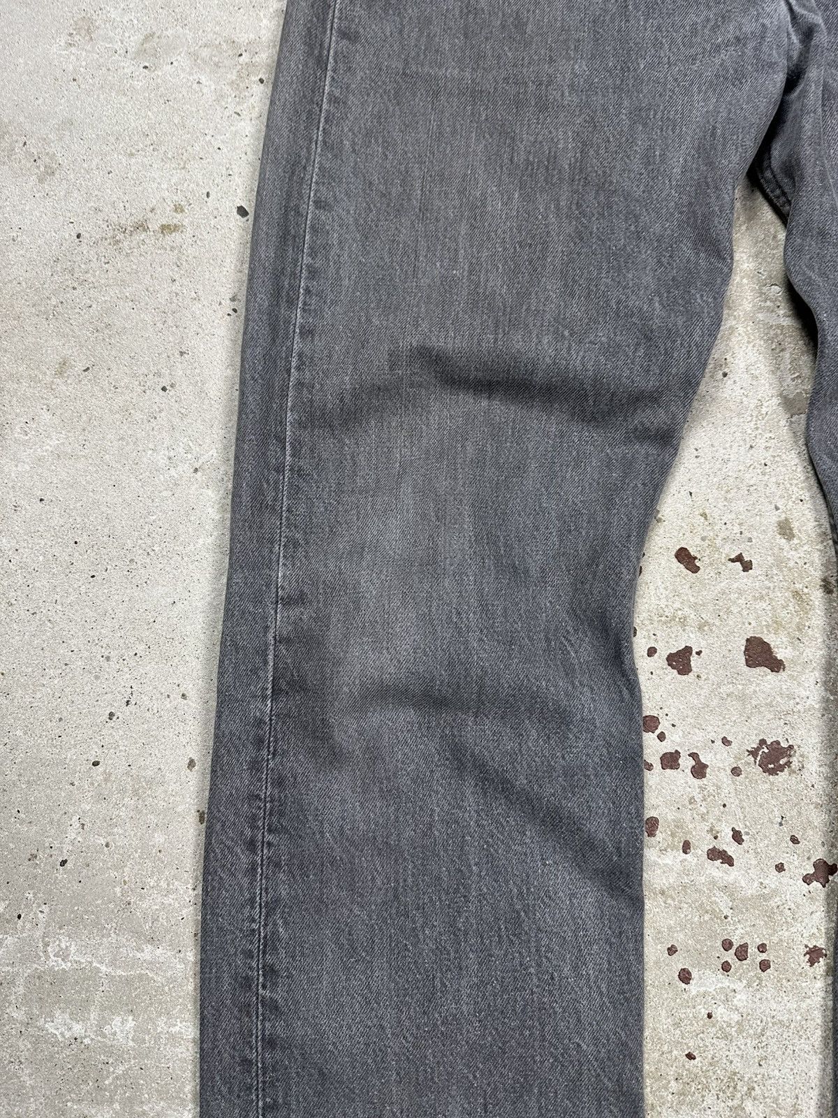 Levi's Vintage 1995 Levi’s 501 Gray Denim Pants Jeans made in USA Size US 33 - 5 Thumbnail