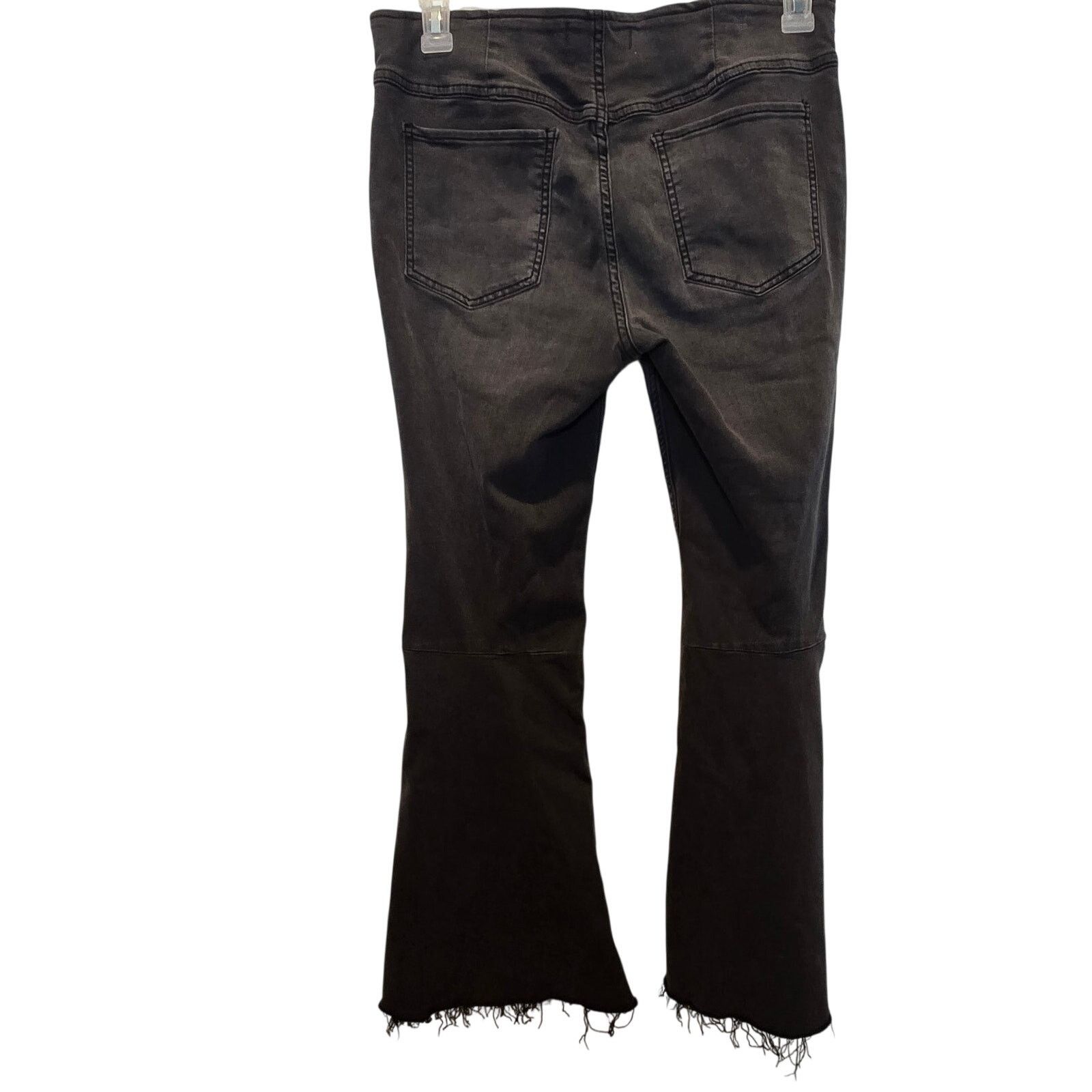 Free People Free People We the Free Penny Pull-On Flare raw hem 31 black Size 31" - 2 Thumbnail