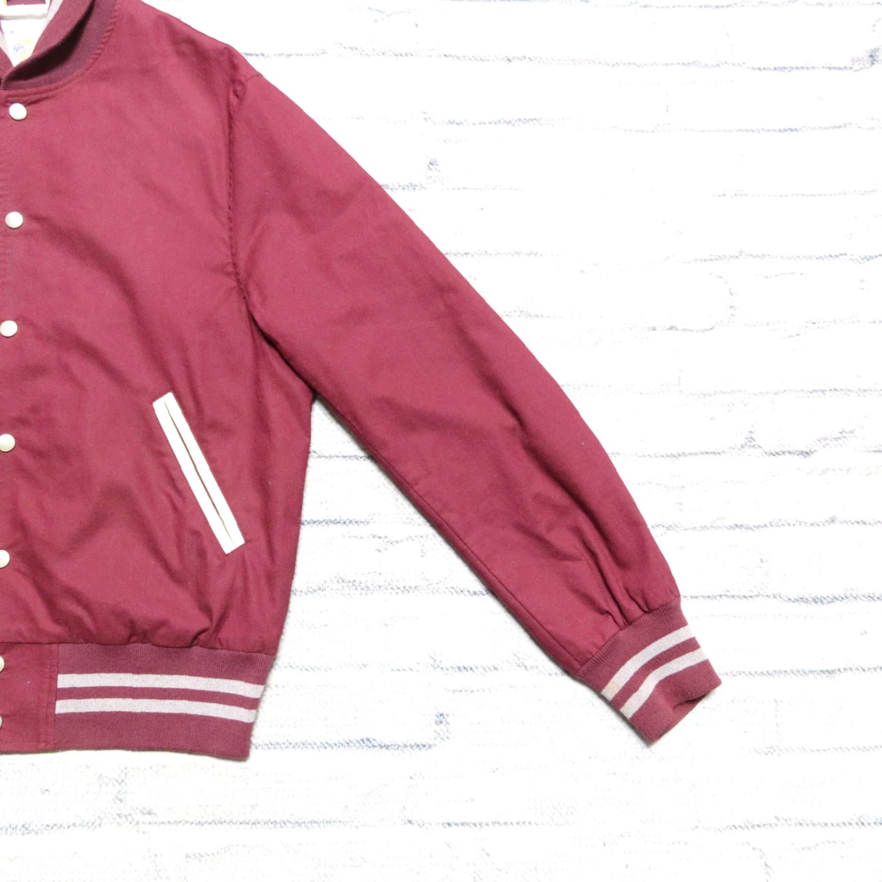 Golden Bear Golden Bear Varsity Jacket for Union Made Size M Maroon Men Adult Jacket Size US M / EU 48-50 / 2 - 7 Thumbnail