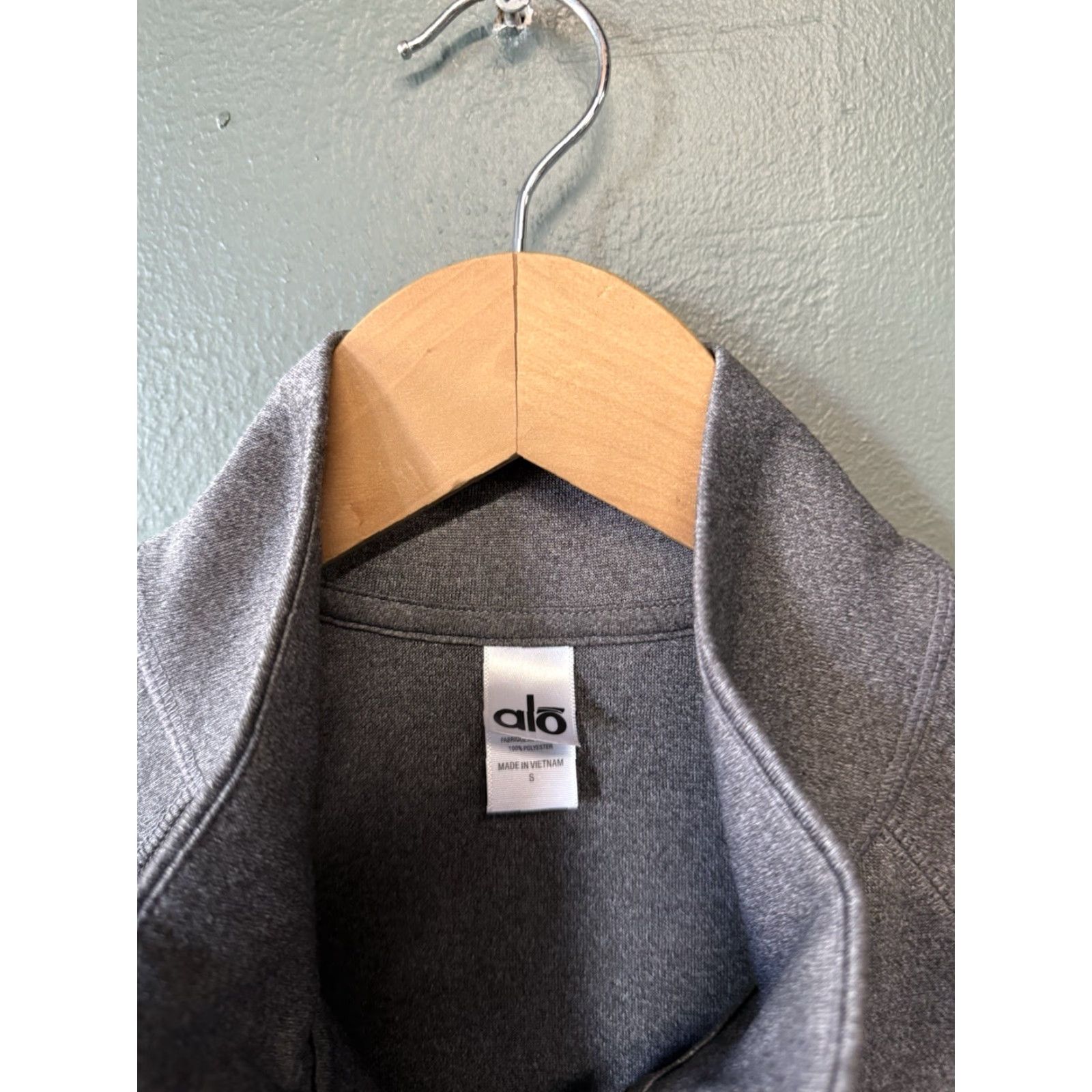 Alo ALO Mens Gray Full Zip Mock Neck Sweatshirt University of Pacific Size Small Size US S / EU 44-46 / 1 - 3 Thumbnail