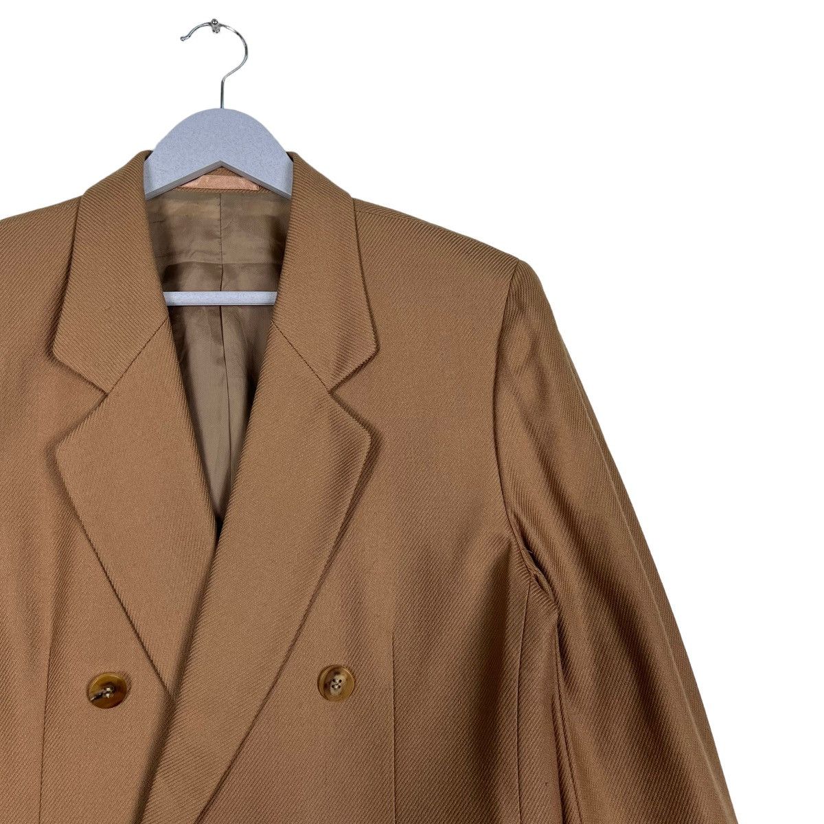 Burberry 🔥 RICH BROWN BURBERRY DOUBLE BREAST BLAZER JACKET Size US S / EU 44-46 / 1 - 6 Thumbnail