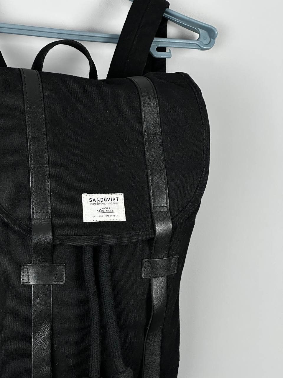 SANDQVIST Stig Sandqvist Backpack Leather Bag Black Size ONE SIZE - 3 Thumbnail