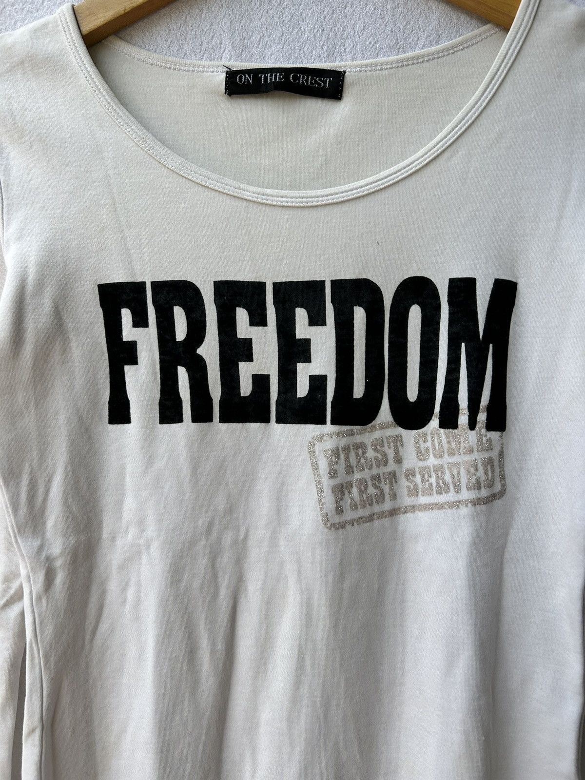 Hysteric Glamour Freedom japanese on the crest poem longsleeve shirt Size US S / EU 44-46 / 1 - 4 Thumbnail
