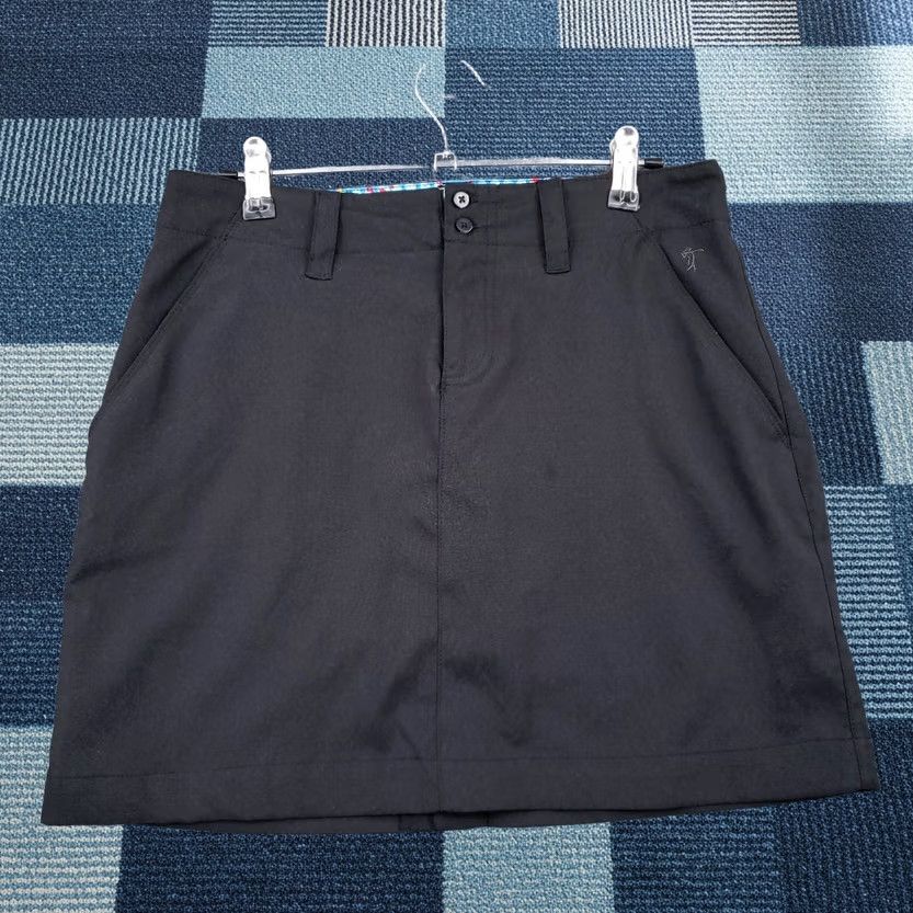 Vintage LPGA Skirt Womens 2 Black Mini Golf Skort Athletic Short Stretch Activewear Size 26" / US 2 / IT 38 - 1 Thumbnail