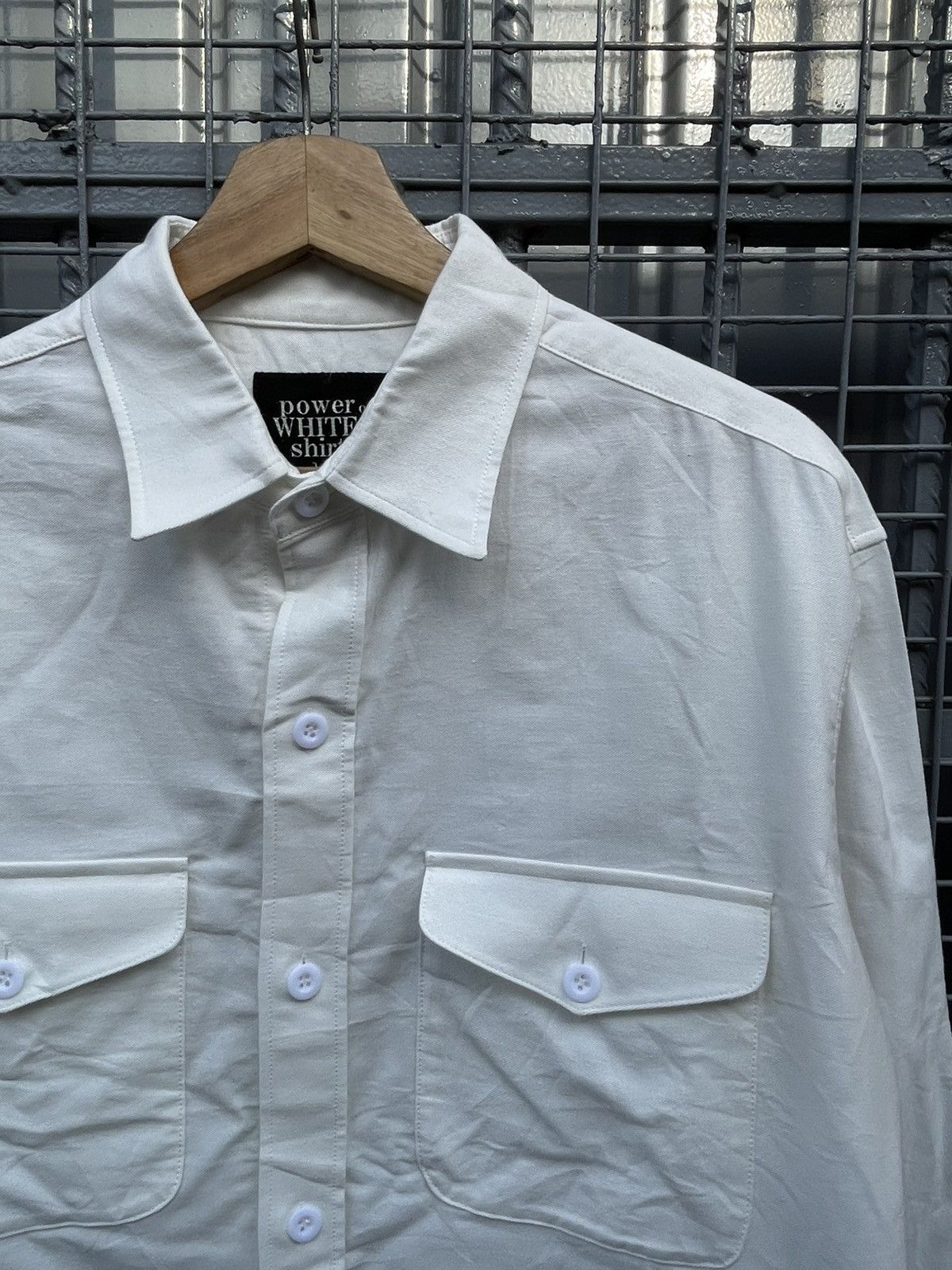 Yohji Yamamoto Power Of The White Yohji Yamamoto | 2024 A/W Shirt Size US XL / EU 56 / 4 - 2 Thumbnail