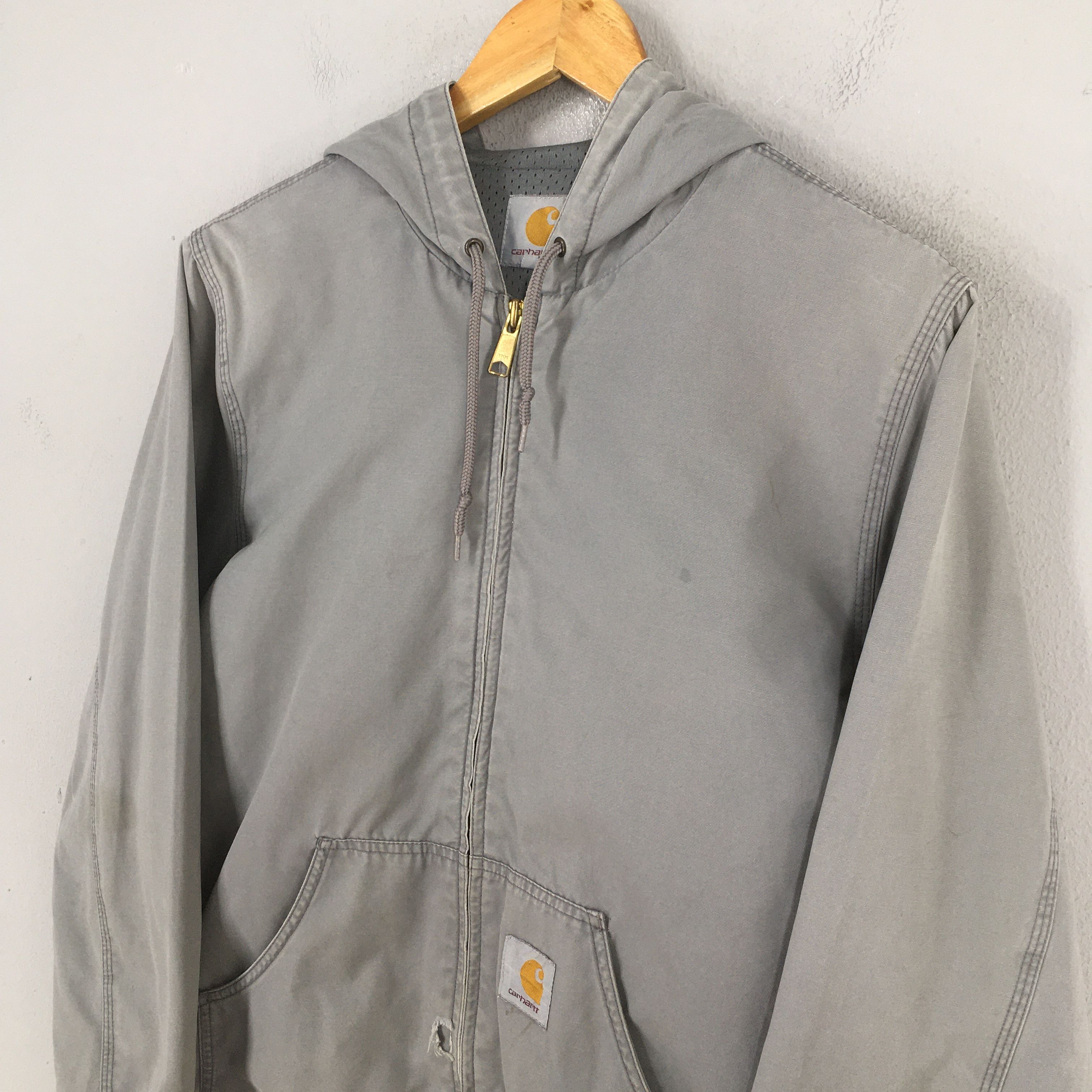 Carhartt Vintage 90s Carhartt Cotton Hoodie Jacket Small Size US S / EU 44-46 / 1 - 3 Thumbnail