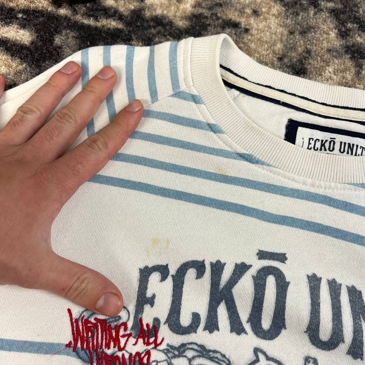 Ecko Unltd. Ecko Unltd Vintage Y2K Rare Big Logo Sweatshirt Size US L / EU 52-54 / 3 - 6 Thumbnail