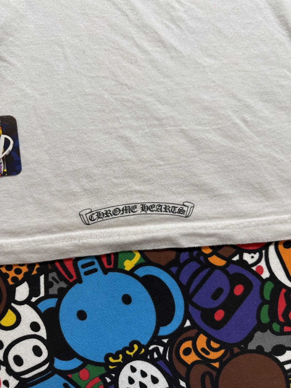 Chrome Hearts Chrome Hearts White Charge Up Long Sleeve Tee Size US S / EU 44-46 / 1 - 14 Thumbnail