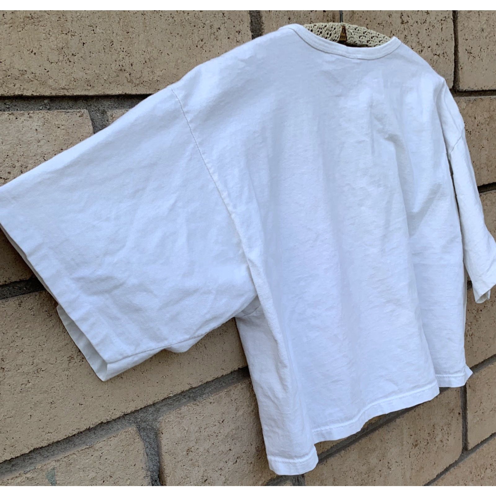 Vintage VINTAGE California Cropped T Shirt One Size White 80s 1980s Cropped T-Shirt Neon Graphics Sailboats Palm Trees Tropical Womens Shirt Size ONE SIZE - 6 Thumbnail