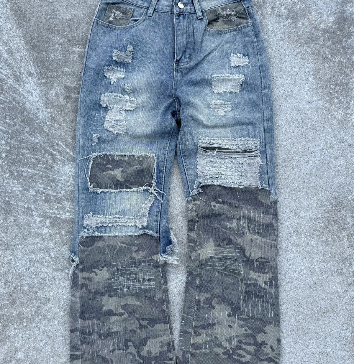 Vintage Vintage Y2K avantgarde streetwear affliction opium jeans Size US 30 / EU 46 - 3 Thumbnail