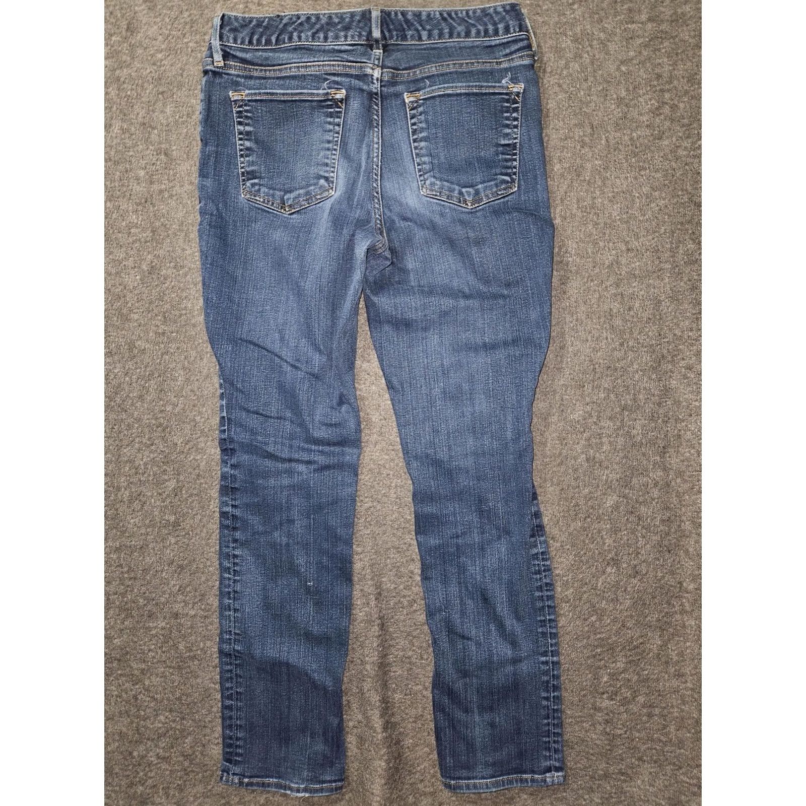 Eddie Bauer VINTAGE Eddie Bauer Jeans Womens 8 Blue Low Rise Curvy Straight Denim Casual Pants Size 30" / US 8 / IT 44 - 7 Thumbnail