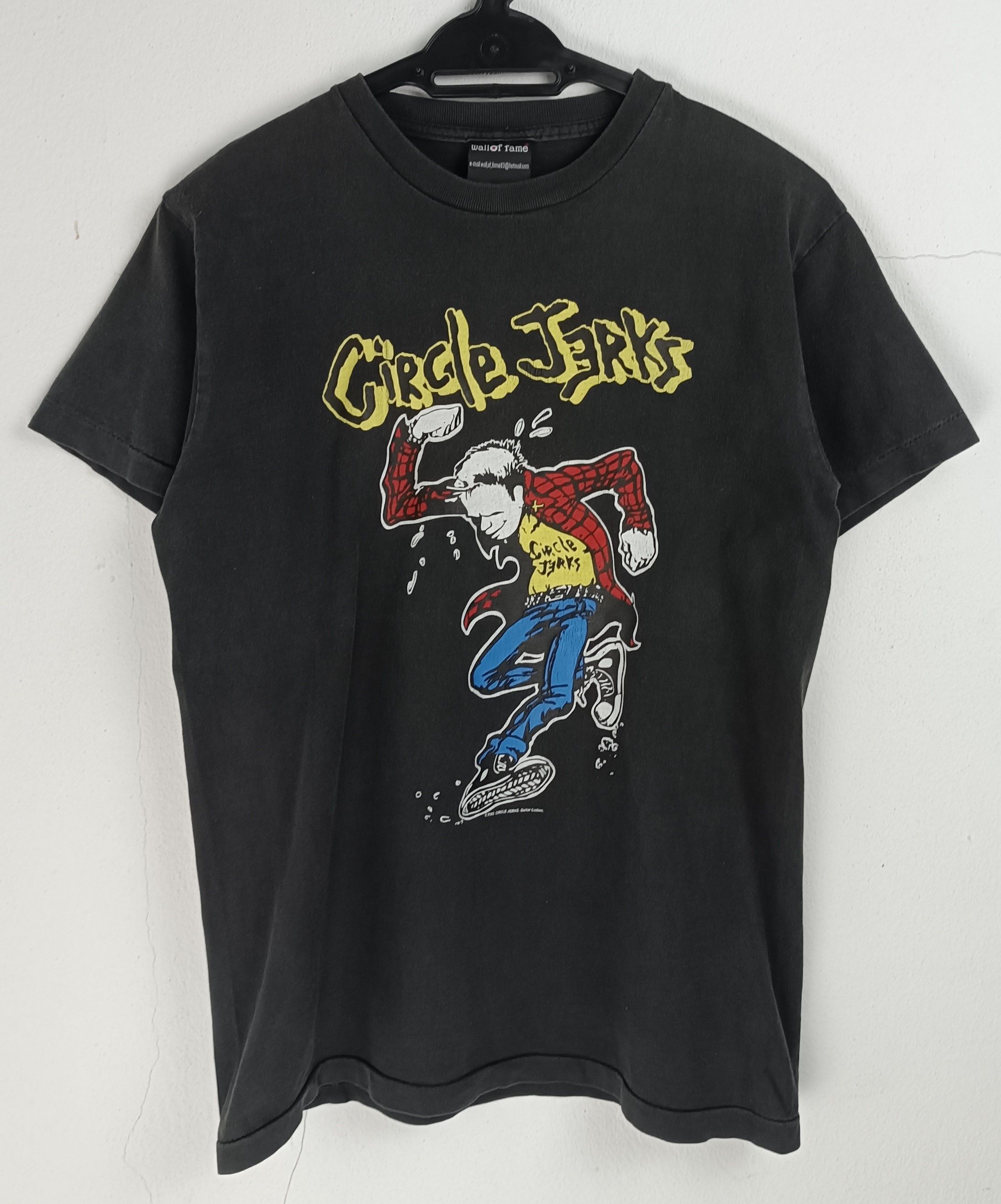 Band Tees VINTAGE 2003 CIRCLE JERKS FADED Y2K HARDCORE PUNK minor flag Size US S / EU 44-46 / 1 - 3 Thumbnail