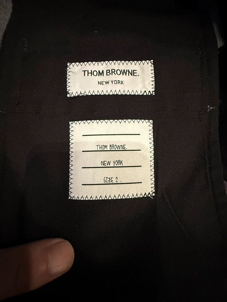 Thom Browne THOM BROWNE2Classic mid-grey trousers 2502-Nextarrow Size US 32 / EU 48 - 4 Thumbnail