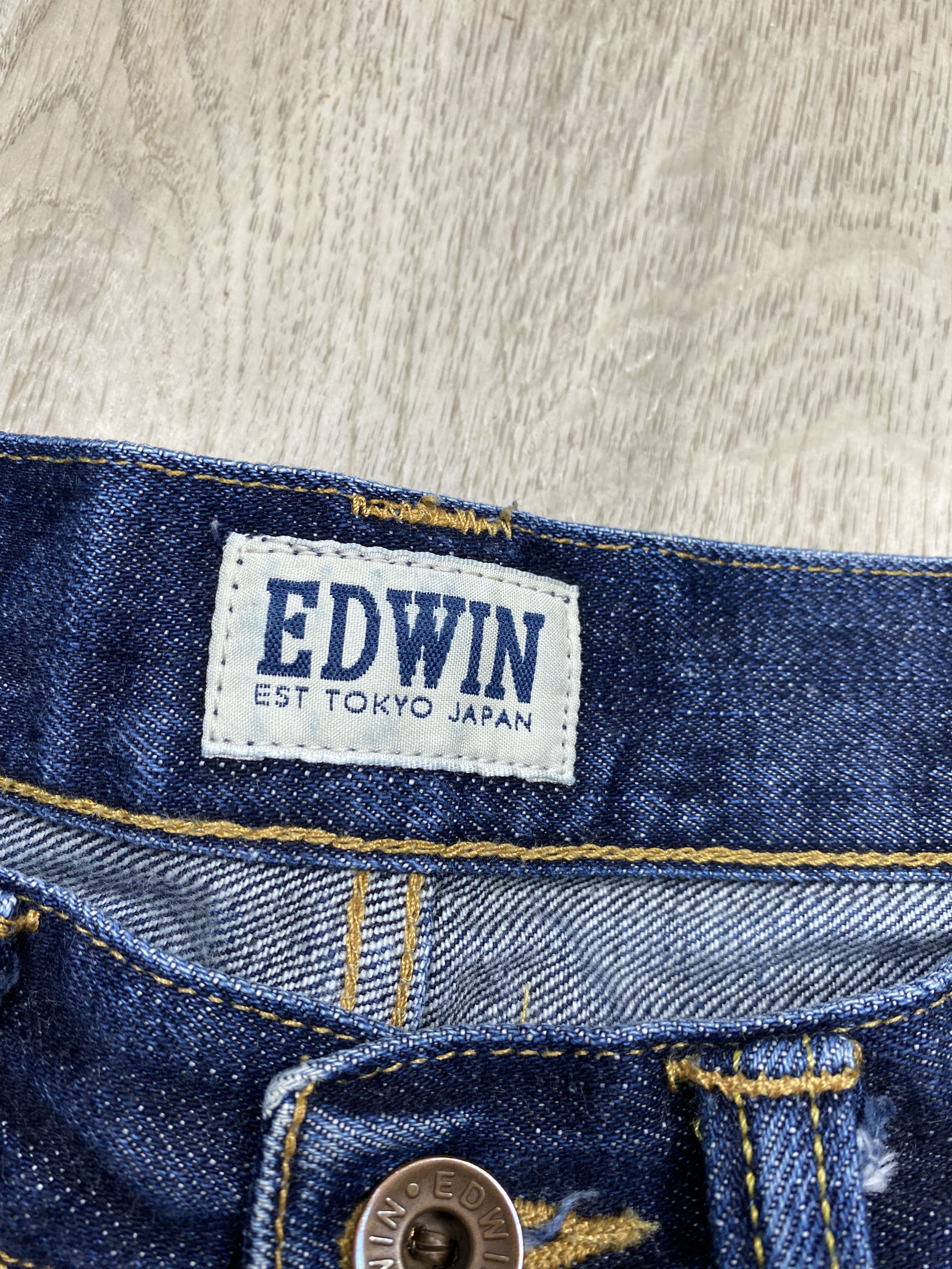 Edwin Edwin Vintage Mens Salvage Denim Pants Jeans Size US 30 / EU 46 - 11 Thumbnail