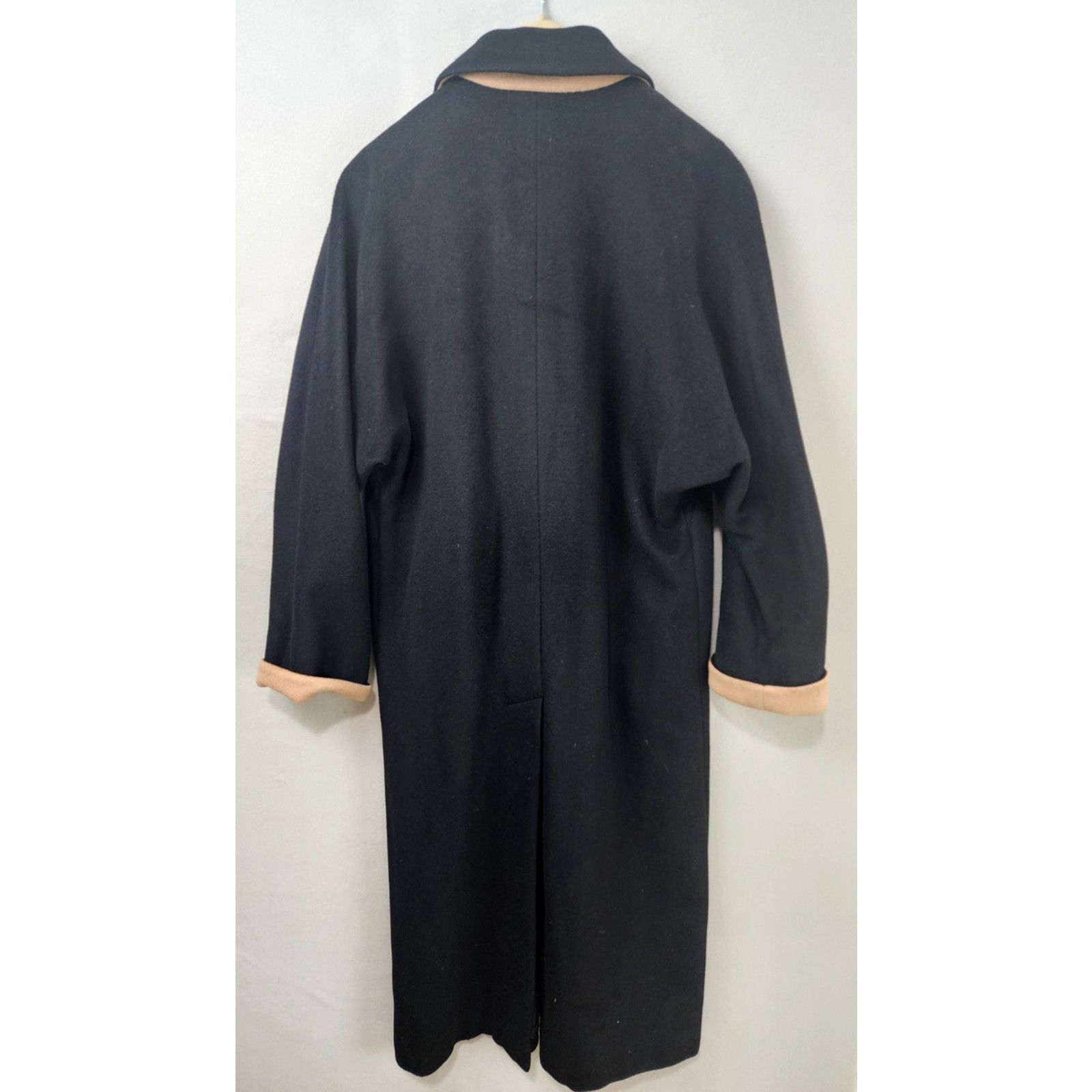 Other Pierrette Black Superangora Wool Cashmere Overcoat Size 6 Size M / US 6-8 / IT 42-44 - 2 Thumbnail