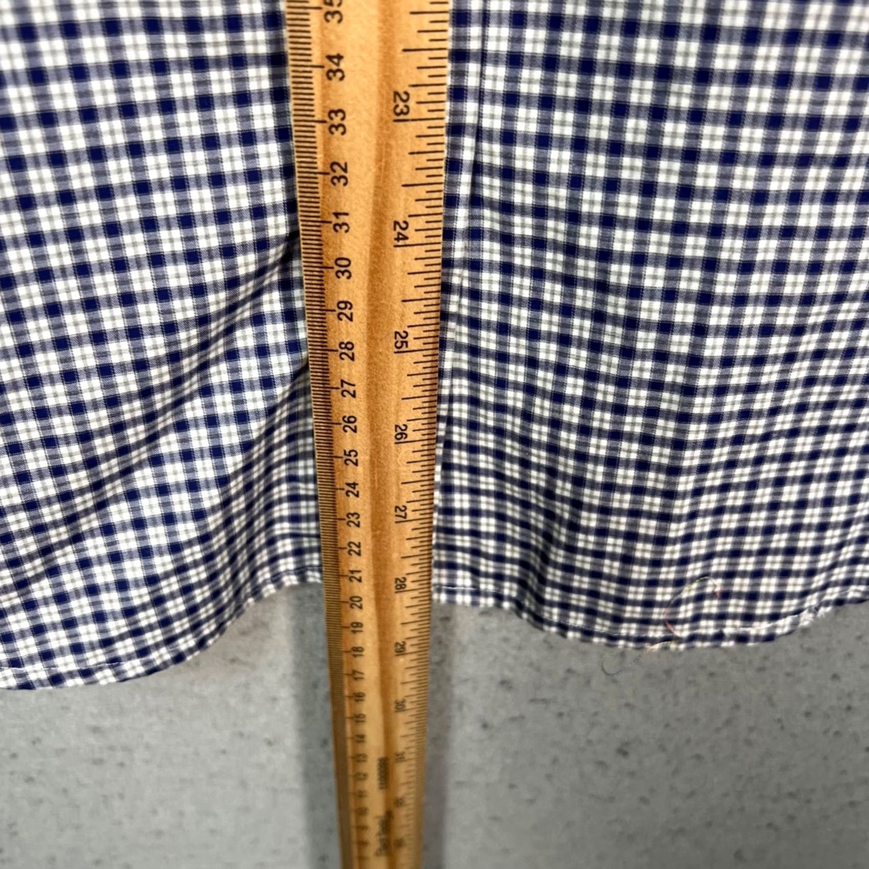 Theory Theory Button-Up Shirt Cotton Long Sleeve Blue & White Checkered Womens Medium Size M / US 6-8 / IT 42-44 - 6 Thumbnail