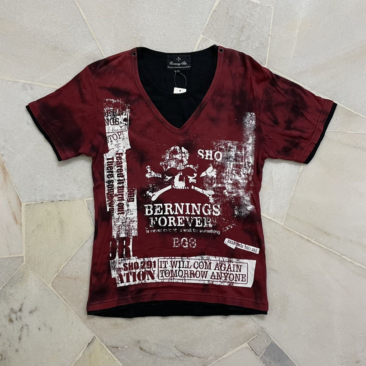If Six Was Nine Japanese brand Bernings short-sleeve t-shirt Size US S / EU 44-46 / 1 - 2 Thumbnail