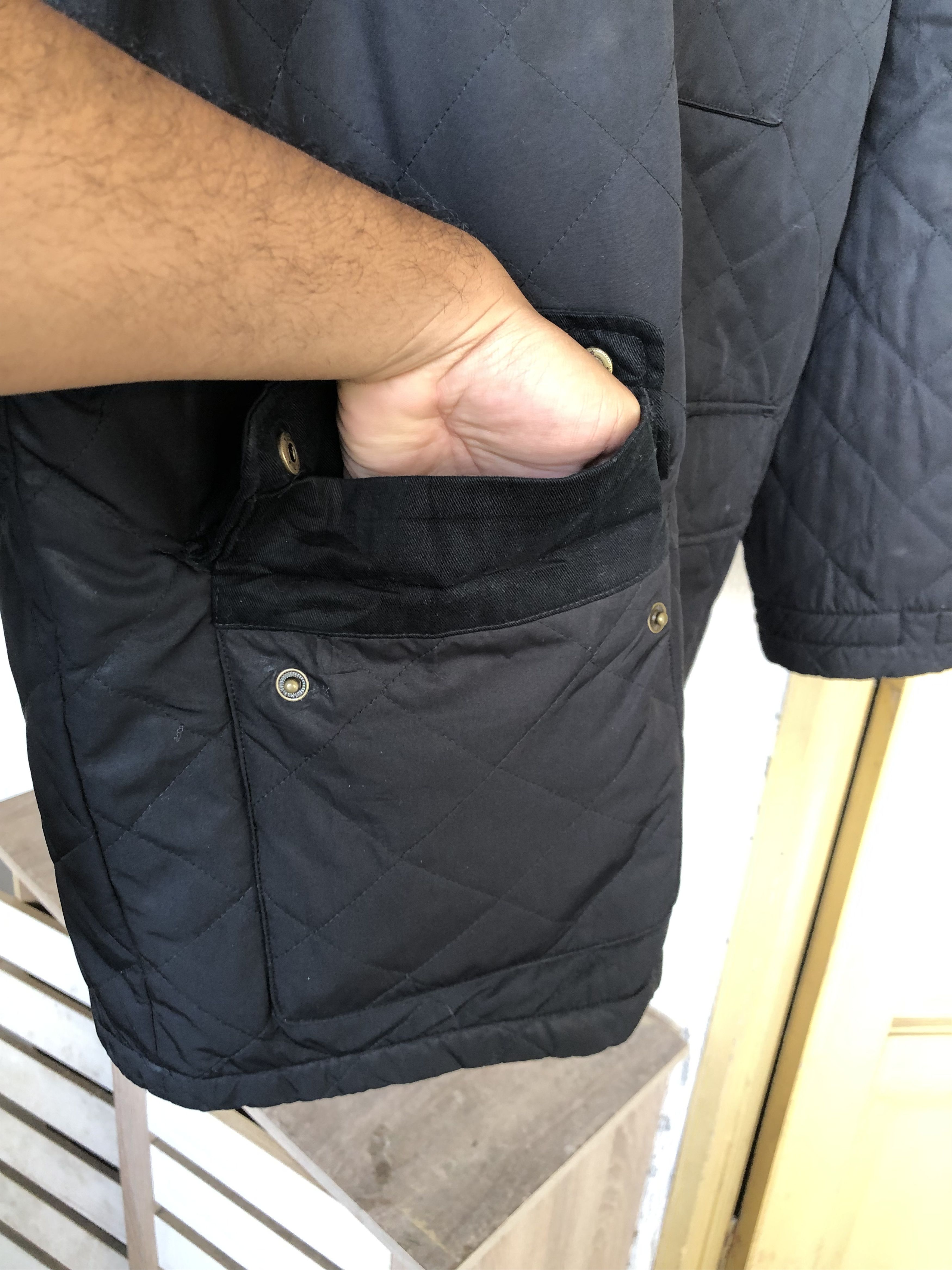 Polo Ralph Lauren Vtg Polo Ralph Lauren Inner Wool Quilted Jacket Hoodie Size US M / EU 48-50 / 2 - 14 Thumbnail