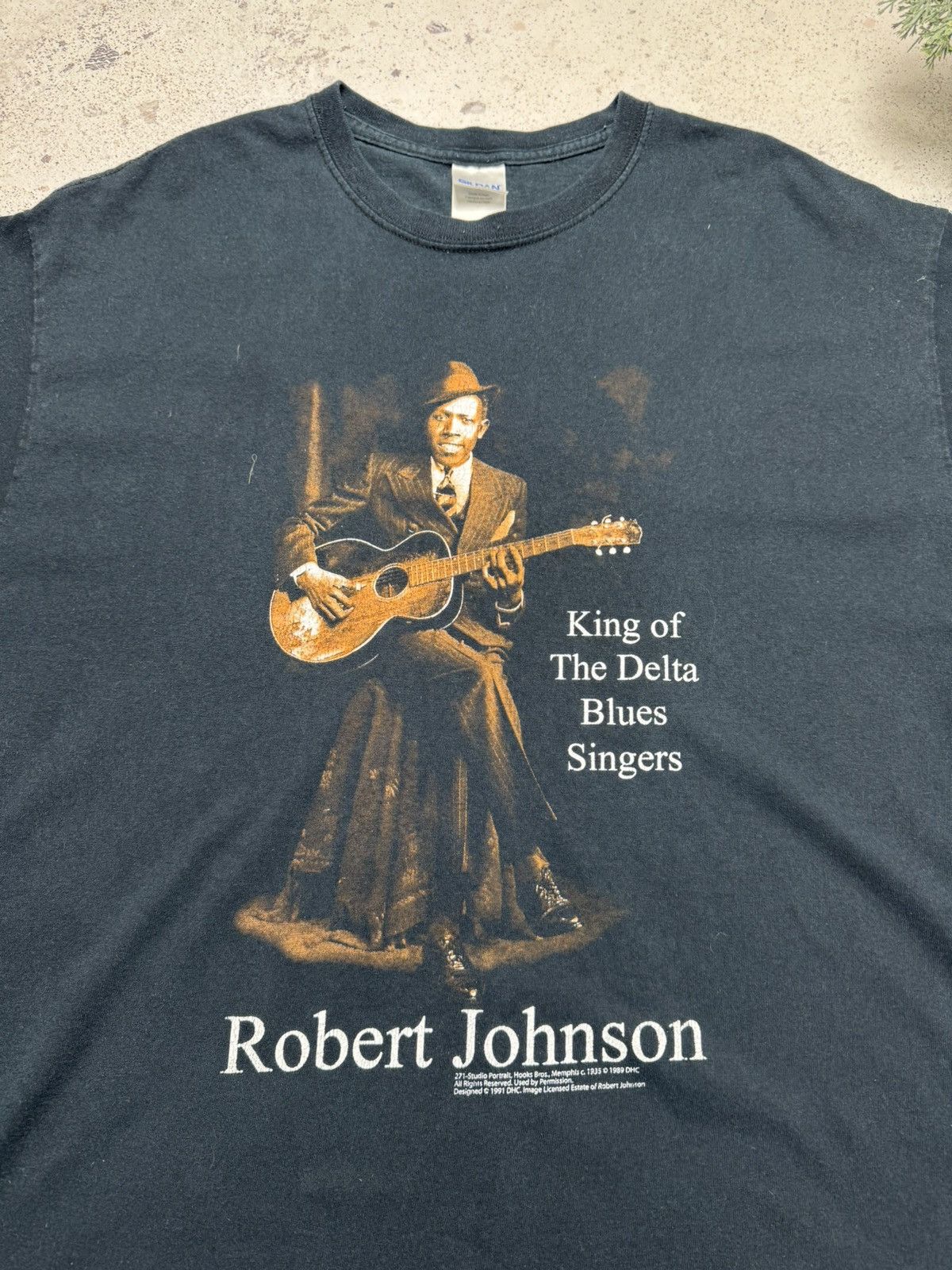 Band Tees × Vintage Robert Johnson King of The Delta Blues Singers T-shirt Men’s Size US XL / EU 56 / 4 - 2 Thumbnail