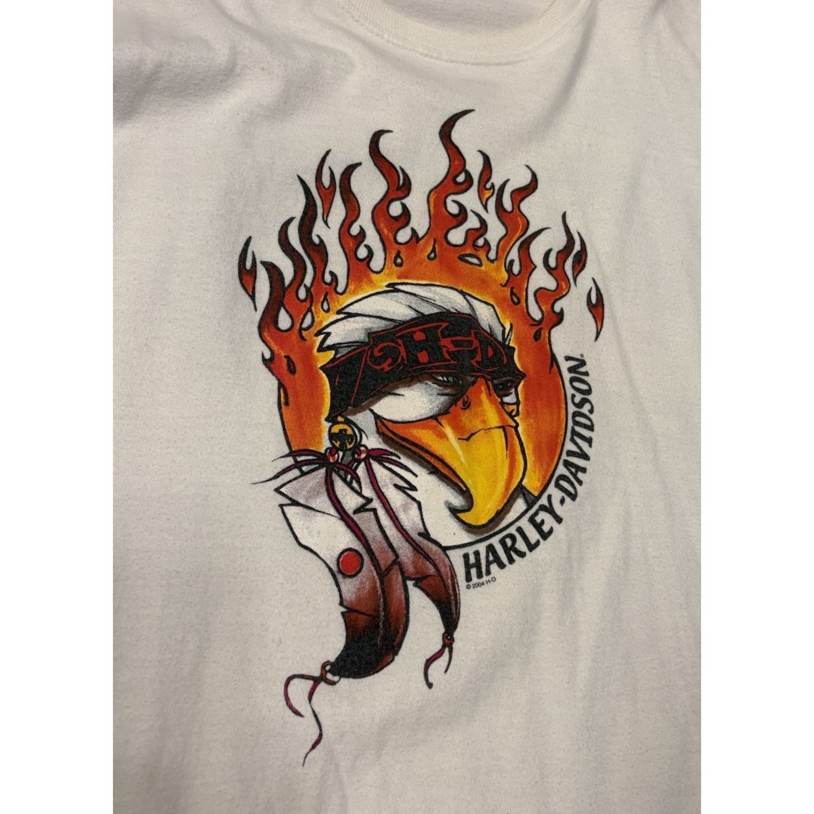 Harley Davidson Vintage Harley Davidson Feel The Heat Long Sleeve Shirt XXL Size US XXL / EU 58 / 5 - 5 Thumbnail
