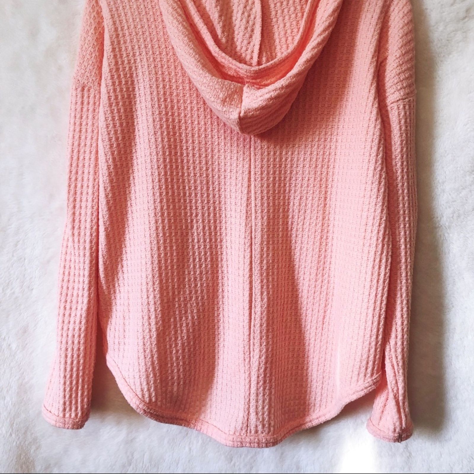 Other Cupio Blush Peach Soft High Low Hoodie Size S / US 4 / IT 40 - 2 Thumbnail