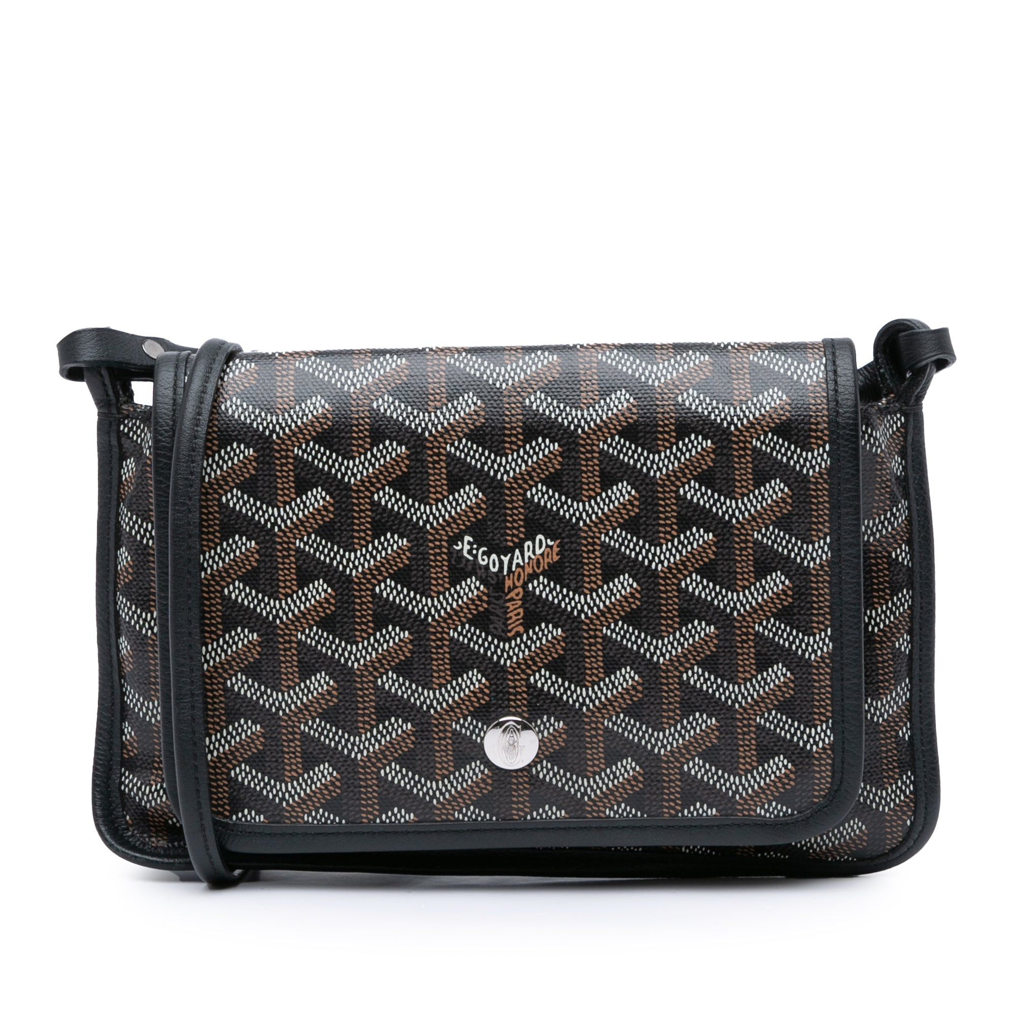Goyard Goyardine Plumet Pocket Wallet Black