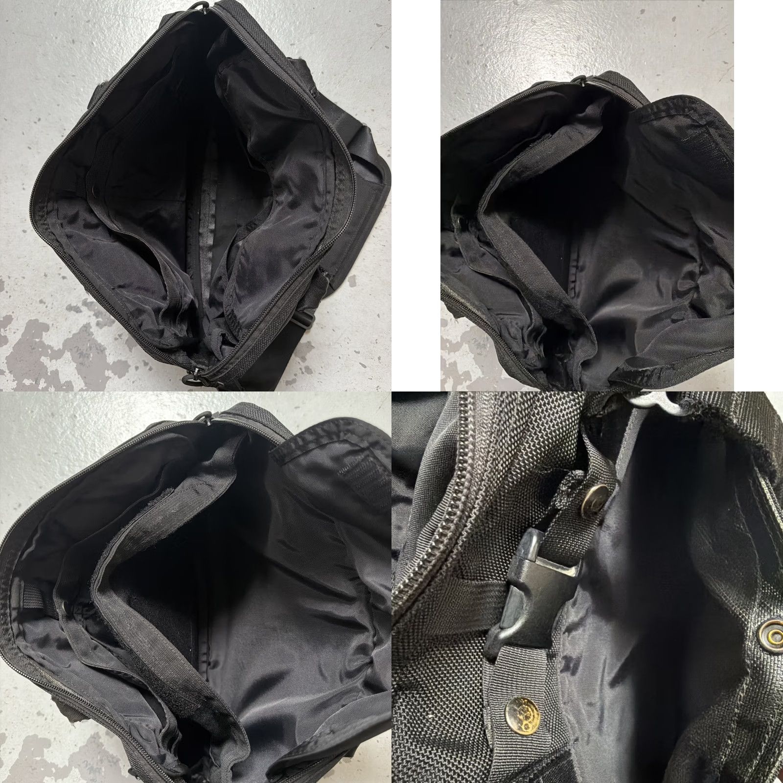 Vintage Briefing Nylon Canvas Shoulder Briefcase Bag Made USA Tactical Military Work Size ONE SIZE - 8 Thumbnail