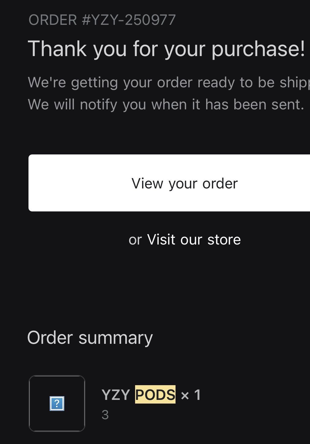 Yeezy Size 3 - YZY Pods (US Mens 11-13) Size US 11 / EU 44 - 10 Thumbnail