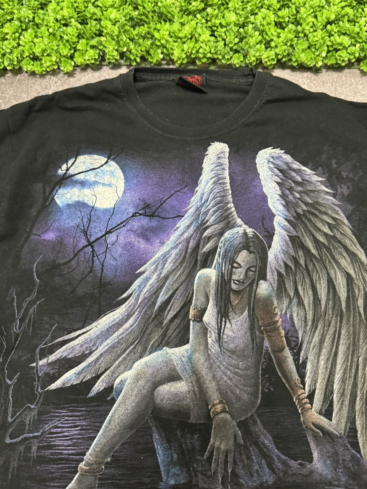 Vintage Vintage 90s Skull Longsleeve Spiral Y2K Affliction Style Size US L / EU 52-54 / 3 - 10 Thumbnail