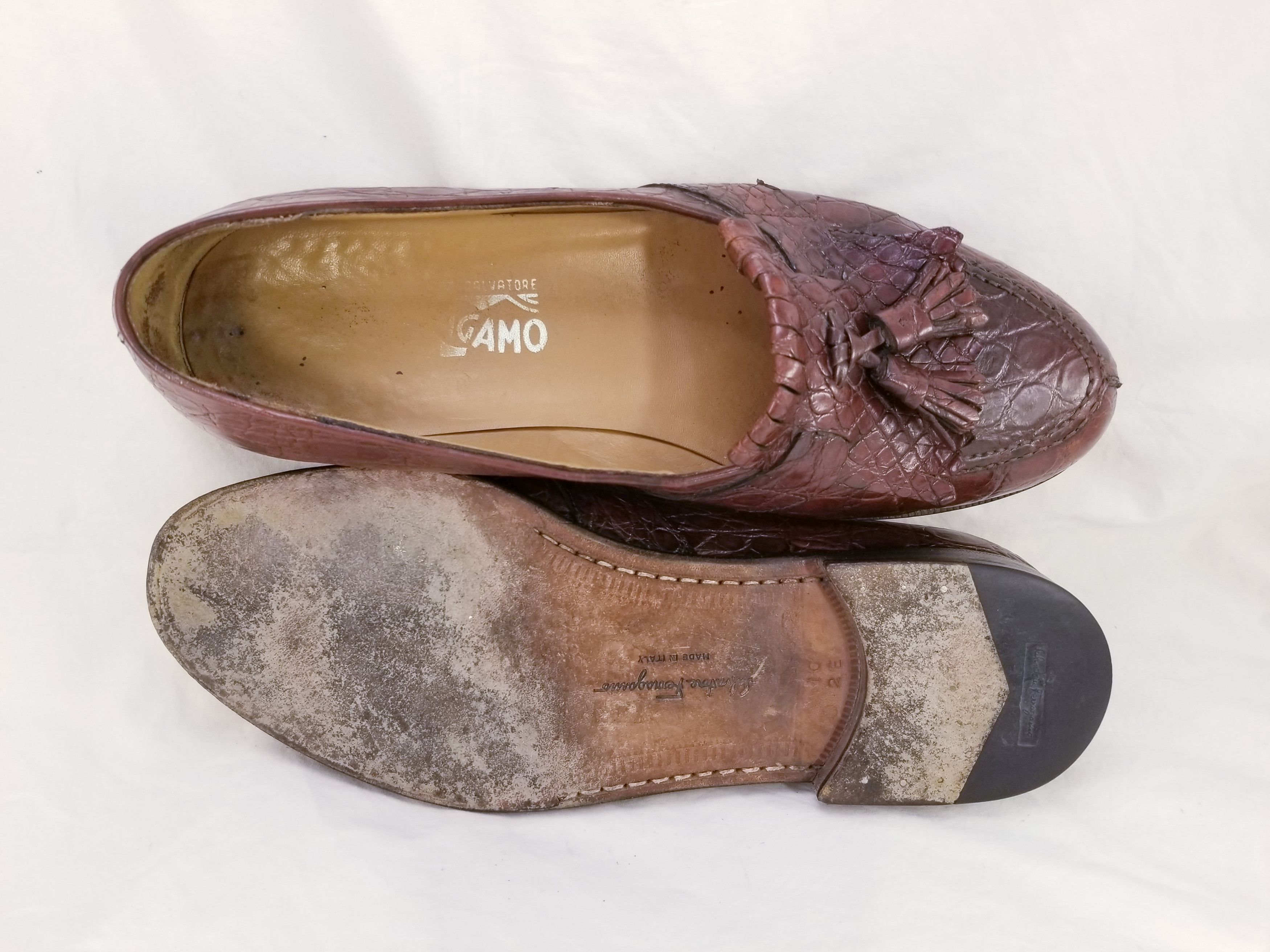 Salvatore Ferragamo KILTIE TASSEL EXOTIC Size US 10 / EU 43 - 8 Thumbnail