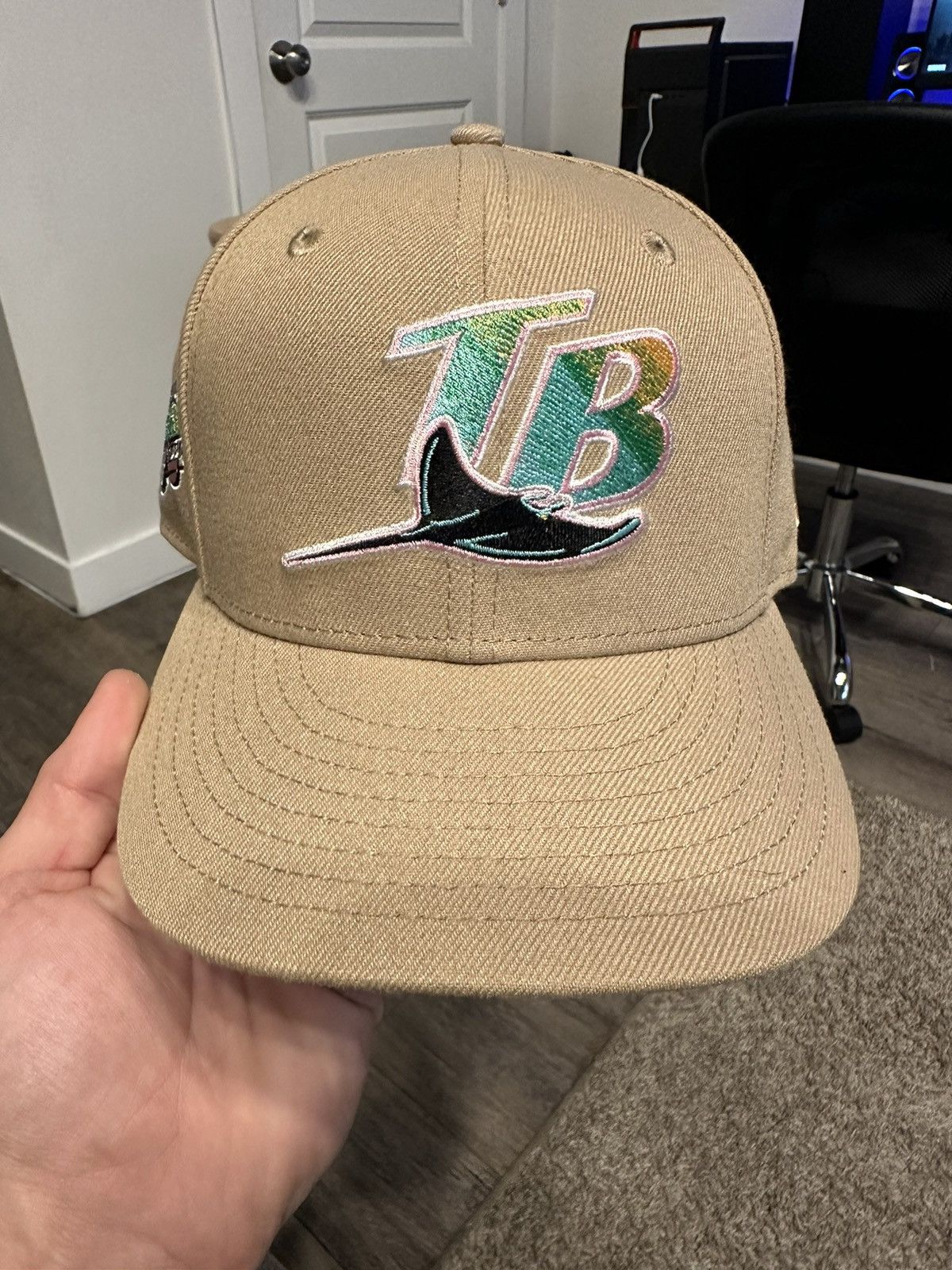 Hat Club Hatclub Sandstorm Devil Rays size 7 1/8 Size ONE SIZE - 1 Thumbnail