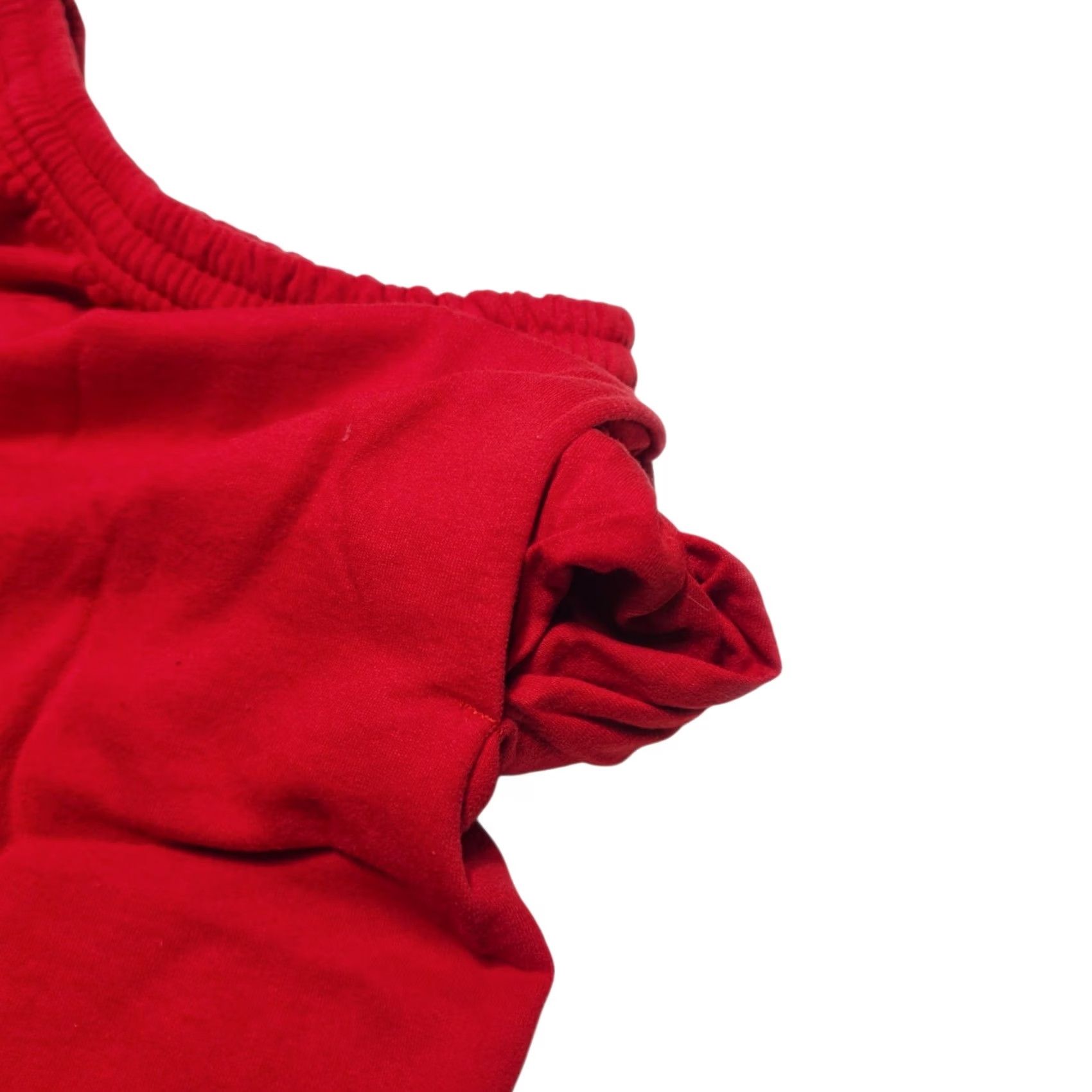 Fruit Of The Loom VINTAGE Fruit of the Loom Best Men's L Red Sweatpants Pockets Pant 90s Cotton Blend Fleece Sweatpants Regular Mens Size US 33 - 3 Thumbnail