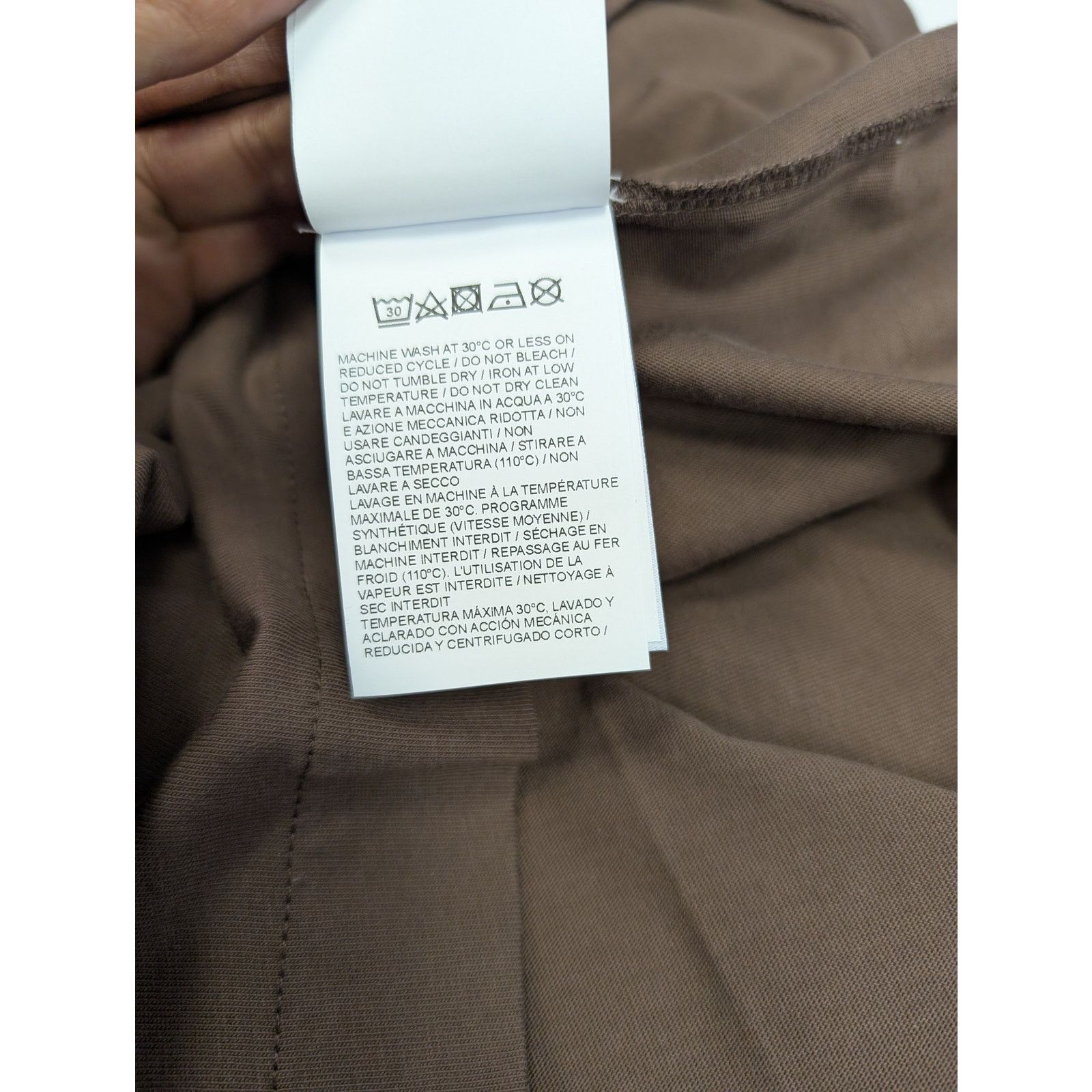 Off-White o1rshd1 23 Varsity Skate Long Sleeve Tee T-Shirt in Brown Size US XXL / EU 58 / 5 - 20 Thumbnail