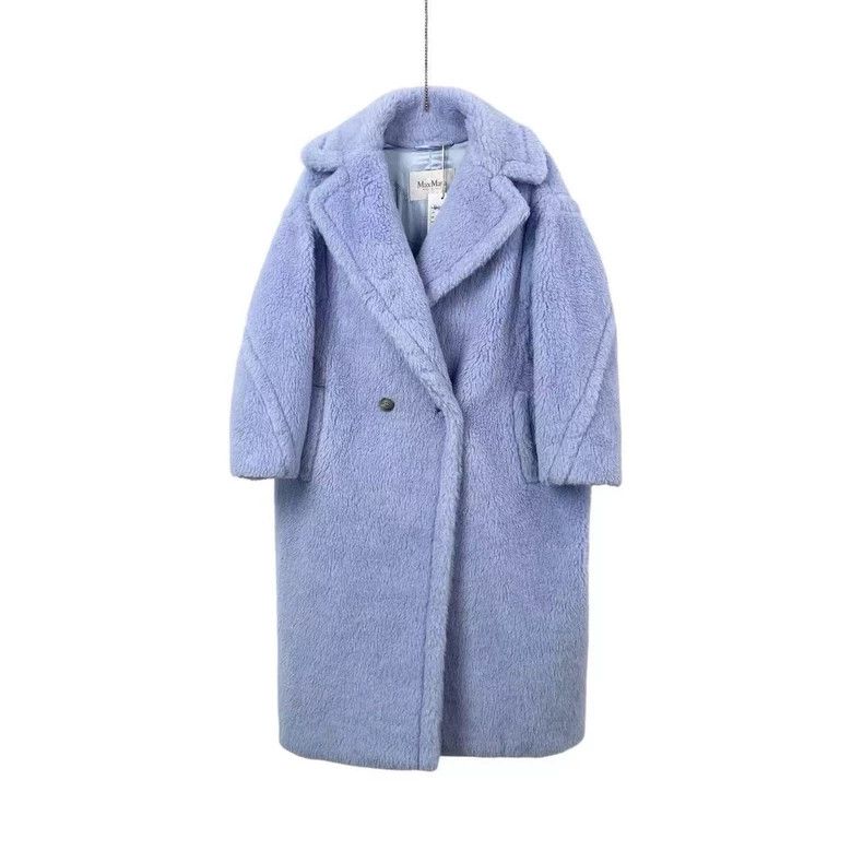 Max Mara Max Mara Teddy blue coat Size S / US 4 / IT 40 - 1 Thumbnail