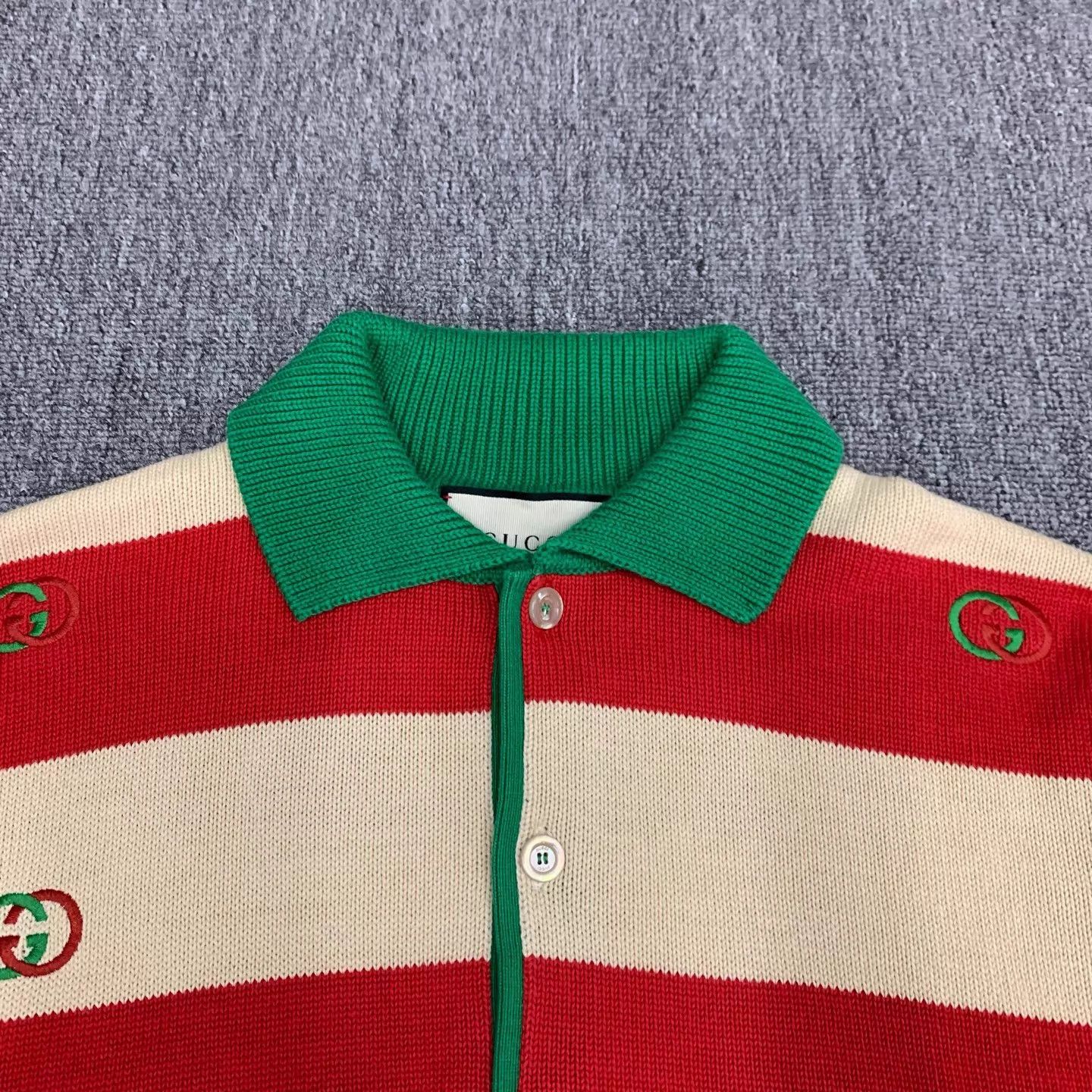 Gucci Gucci GG Embroidered Color Blocked Sweater XL 95 New Size US XL / EU 56 / 4 - 8 Thumbnail