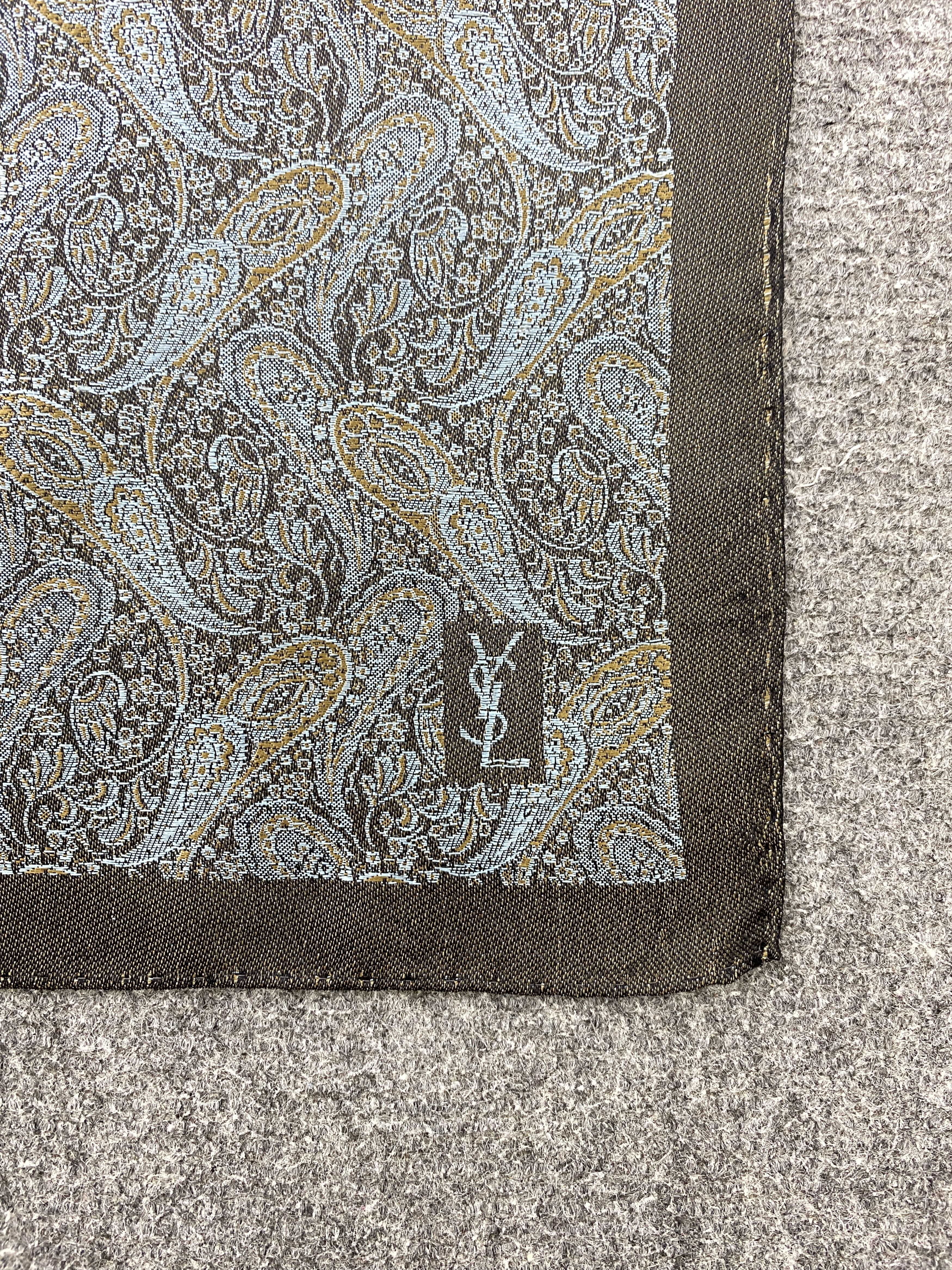 Vintage Yves Saint Laurent Handkerchief /Neckerchief HKC0719 Size ONE SIZE - 7 Thumbnail