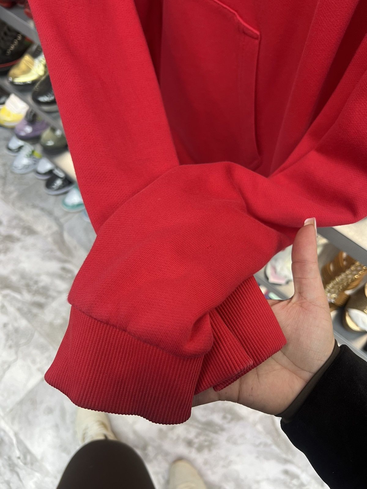 Burberry Burberry Red Zipper Hoodie Size US XL / EU 56 / 4 - 5 Thumbnail