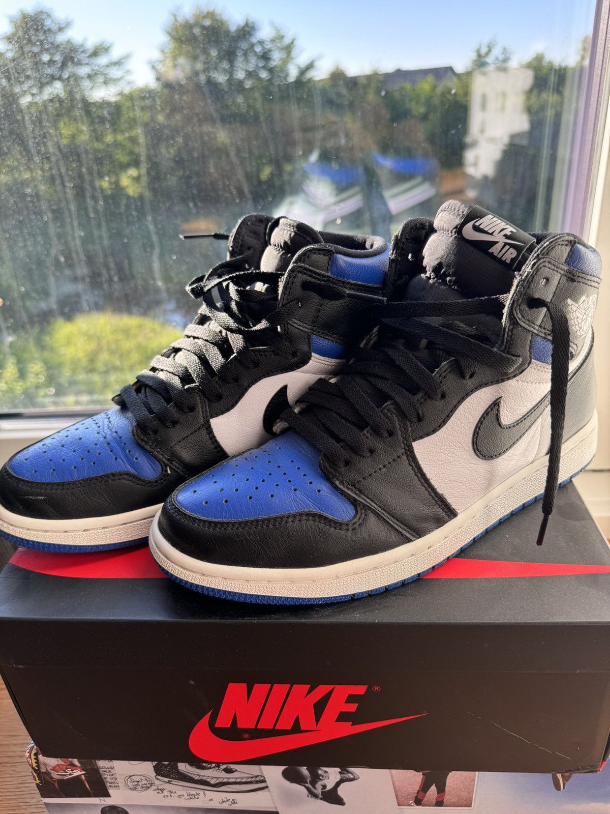 Jordan Brand × Nike Nike air Jordan 1, royal toe, US9 Size US 9 / EU 42 - 3 Thumbnail