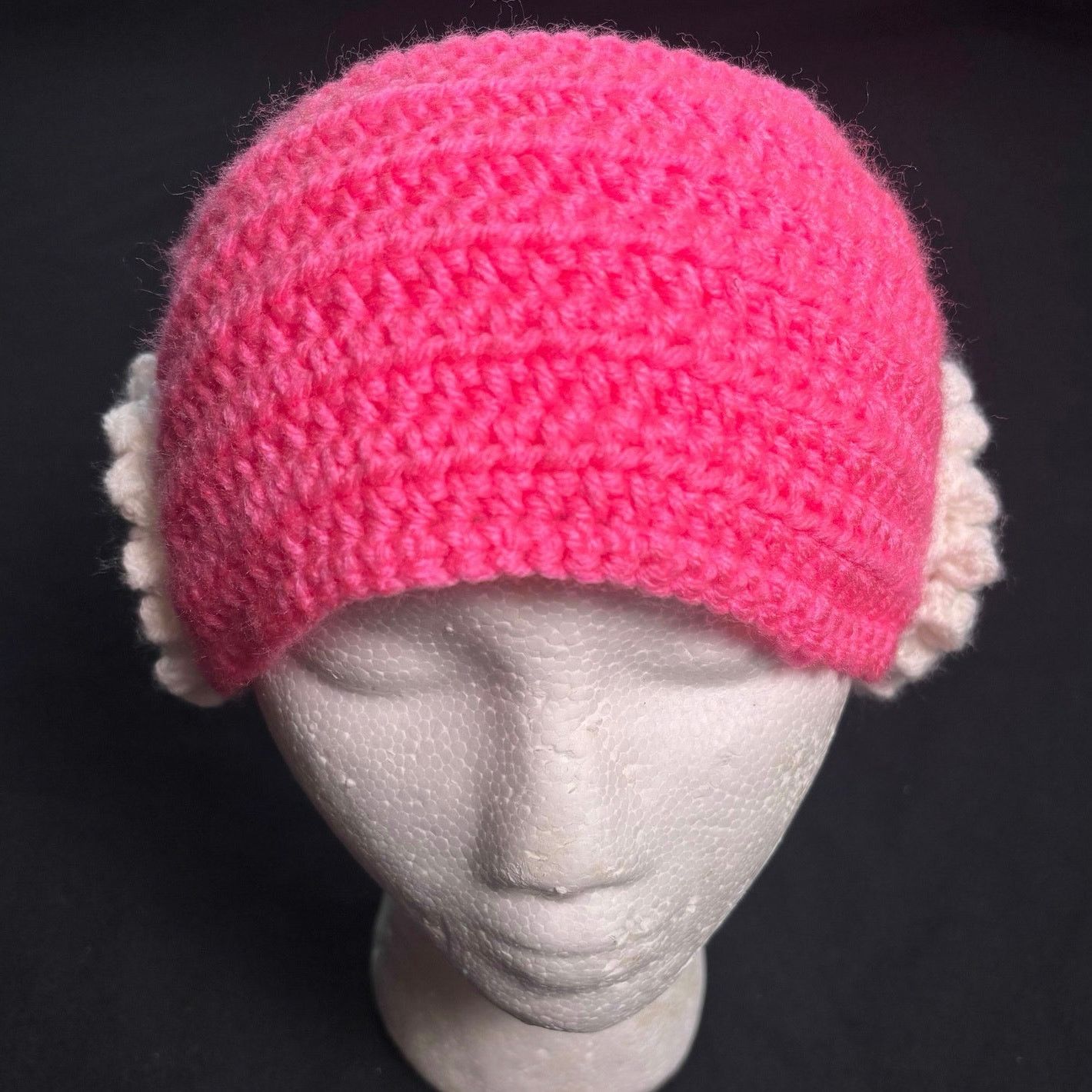 Other Pink Panda Crochet Headband Size ONE SIZE - 1 Thumbnail