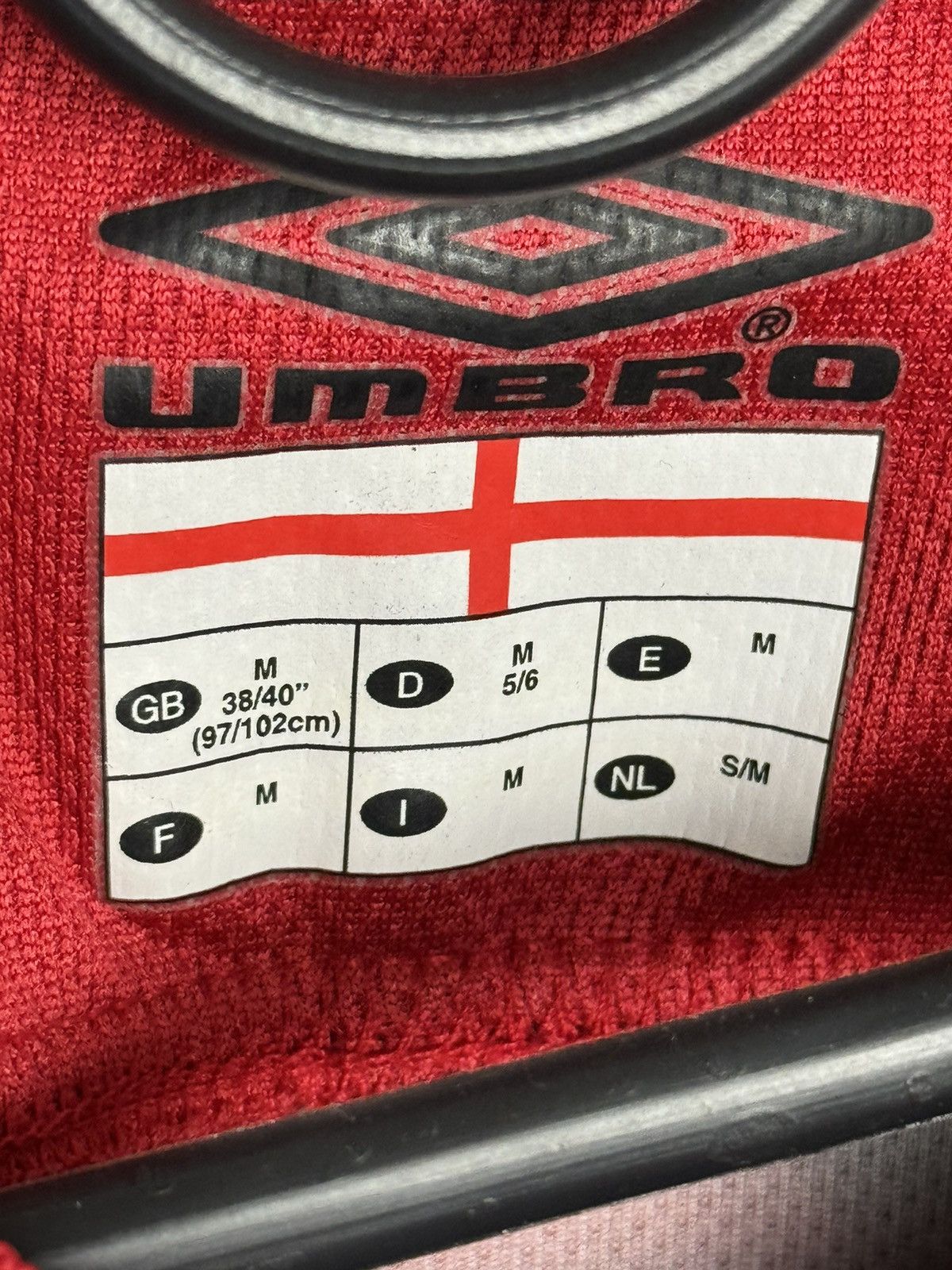Umbro England National Team 03/05 Goalkeeper Football Jersey Size US M / EU 48-50 / 2 - 21 Thumbnail