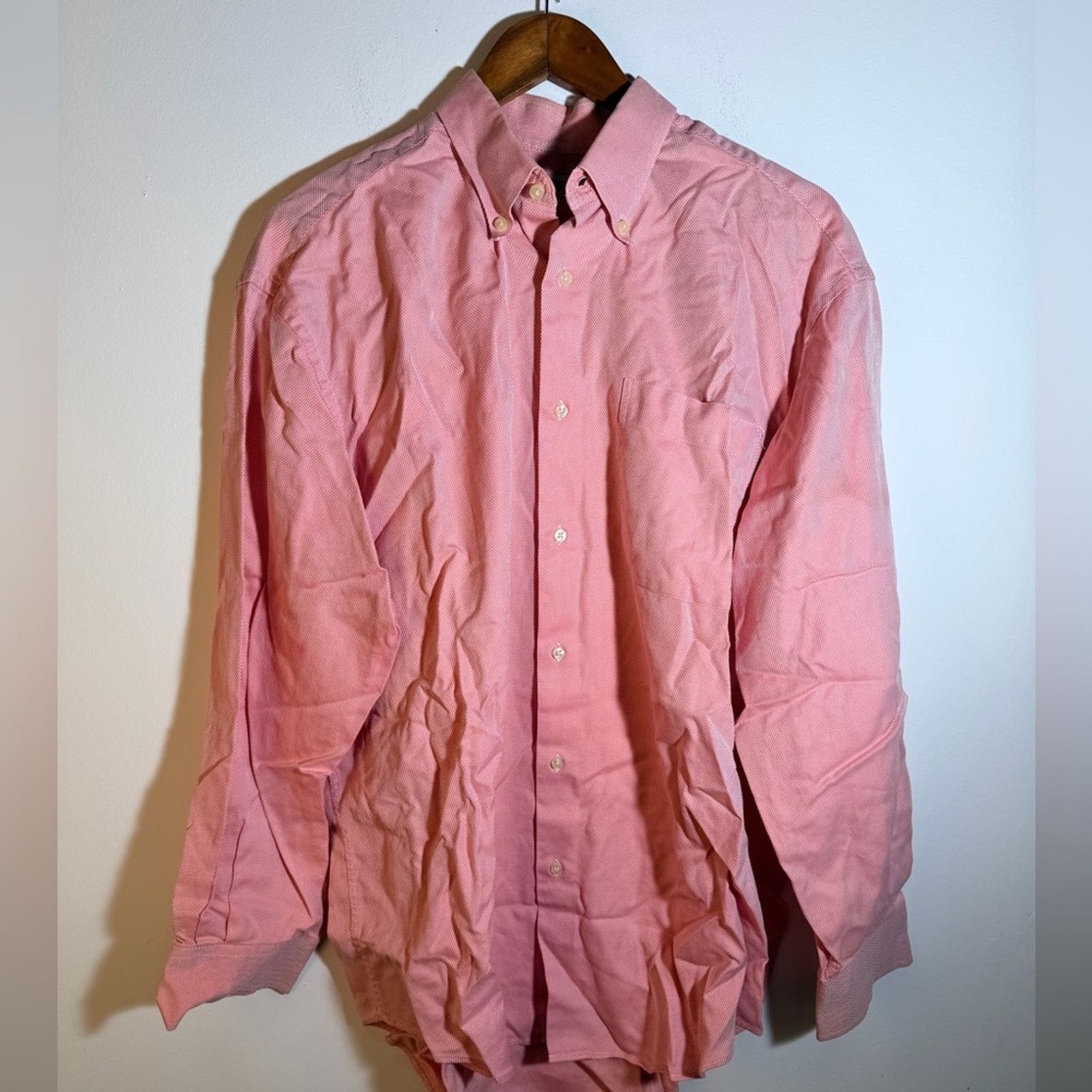 Peter Millar Peter Millar Men's Pink Dress Shirt Size US L / EU 52-54 / 3 - 1 Thumbnail