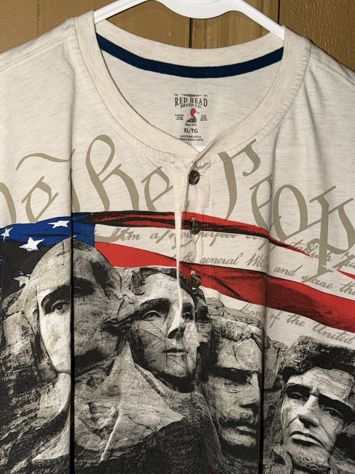 Redhead Red Head Brand Co. We The People Mount Rushmore Shirt Size US XL / EU 56 / 4 - 23 Thumbnail
