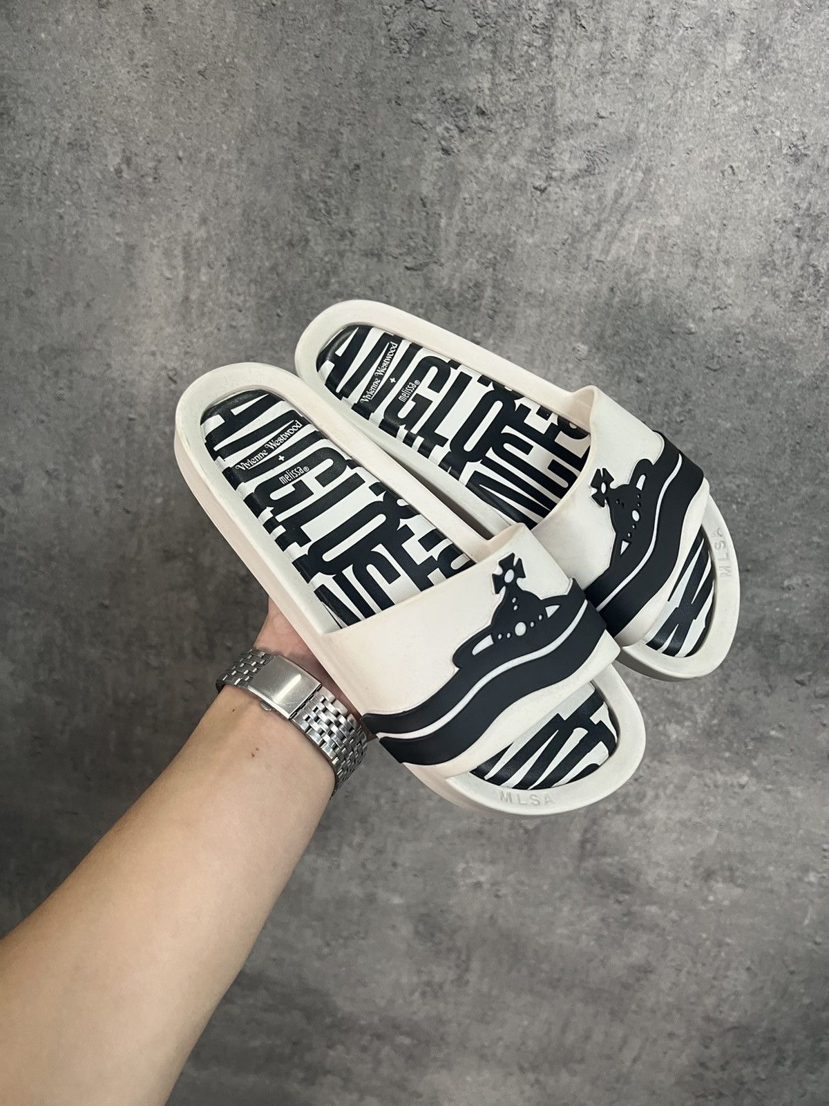 Melissa Vivienne Westwood slides Size US 8 / EU 41 - 1 Thumbnail