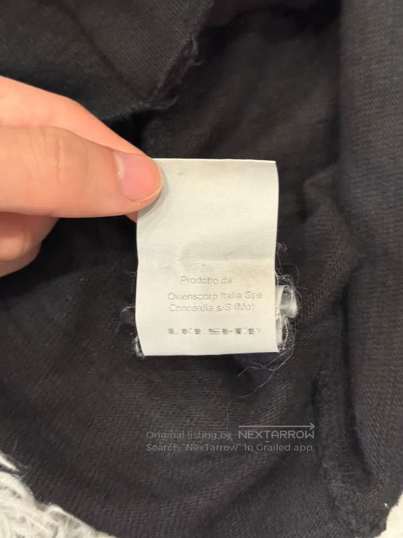 Rick Owens RICK OWENS Extra-long hoodie base layer Size US S / EU 44-46 / 1 - 8 Thumbnail