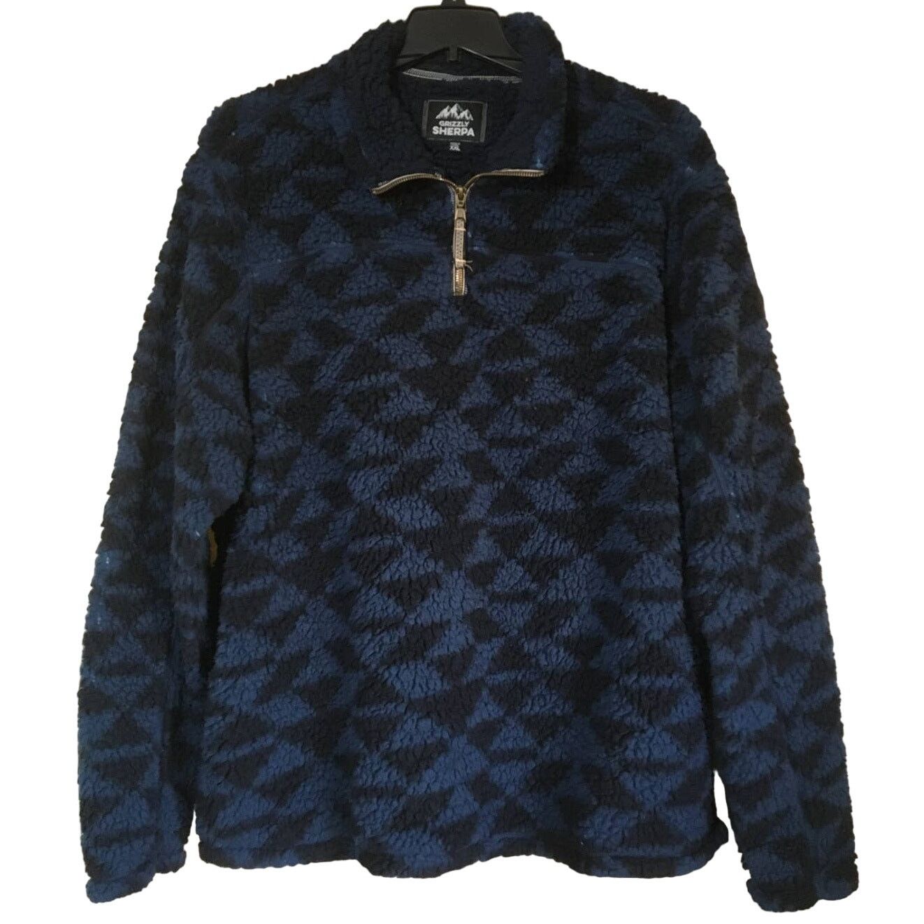Other Grizzly Sherpa XXL Blue 1/4 Zip Long Sleeve Pullover Top Size US XXL / EU 58 / 5 - 1 Thumbnail