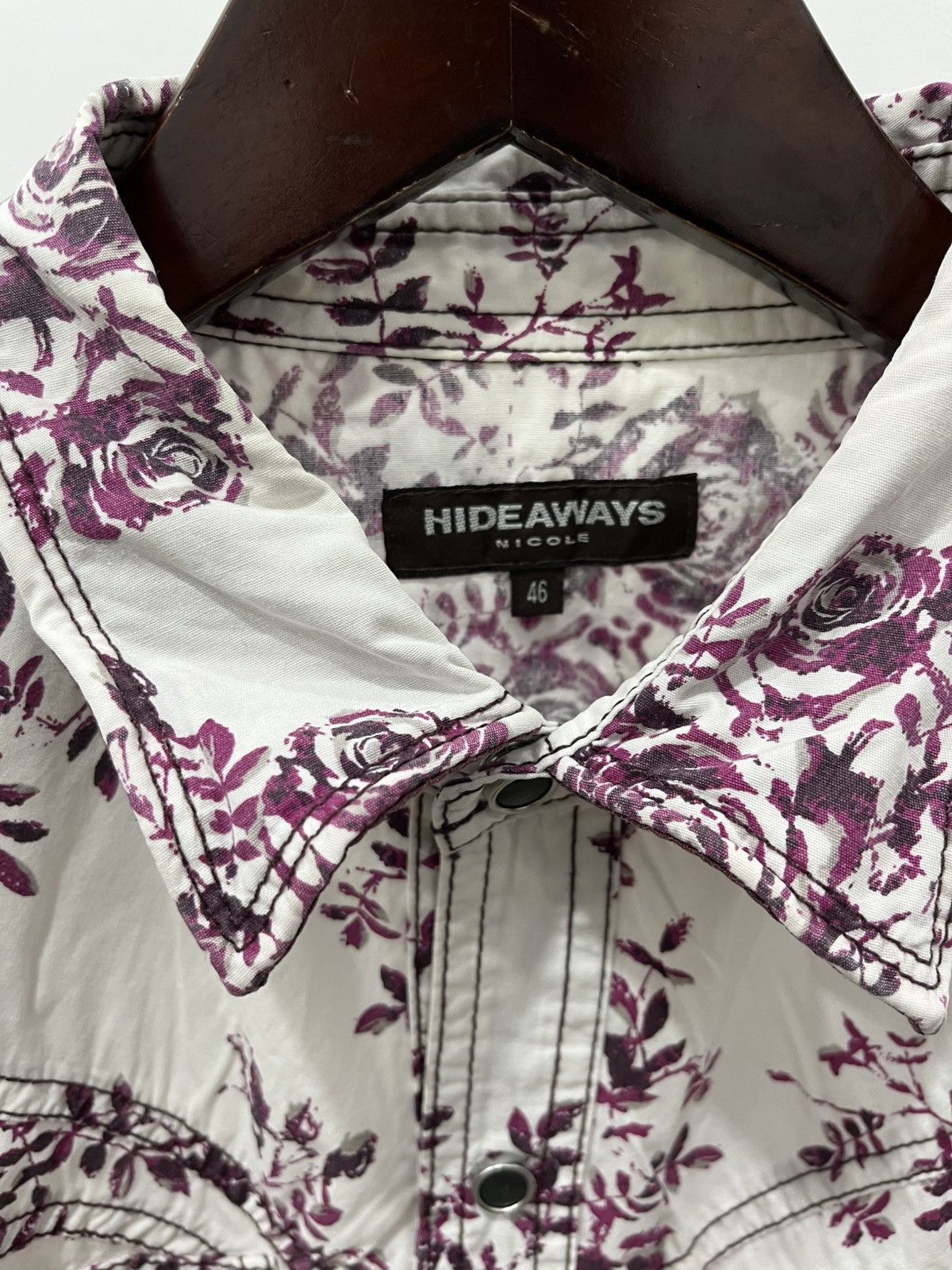HIDEAWAYS Nicole club for men flowers shirt Size US S / EU 44-46 / 1 - 3 Thumbnail