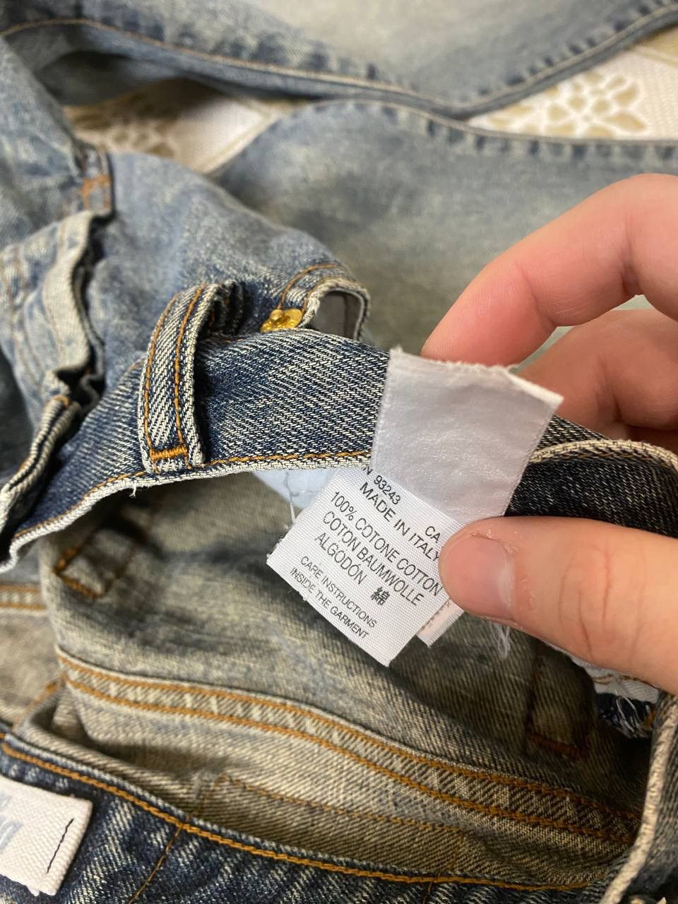 Diesel 🔥 Diesel Industry Dirty Washed Denim Vintage Jeans Pants Size US 31 - 6 Thumbnail