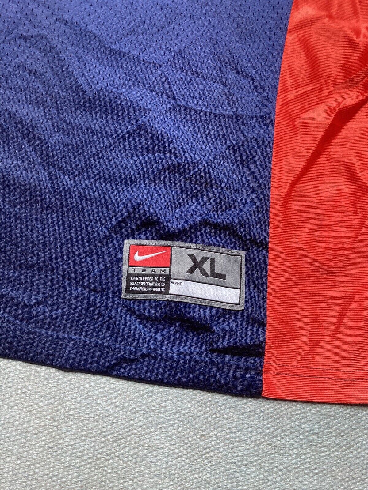 Nike × Vintage VTG 90s Nike jersey Denver broncos blank made USA custom XL Size US XL / EU 56 / 4 - 2 Thumbnail